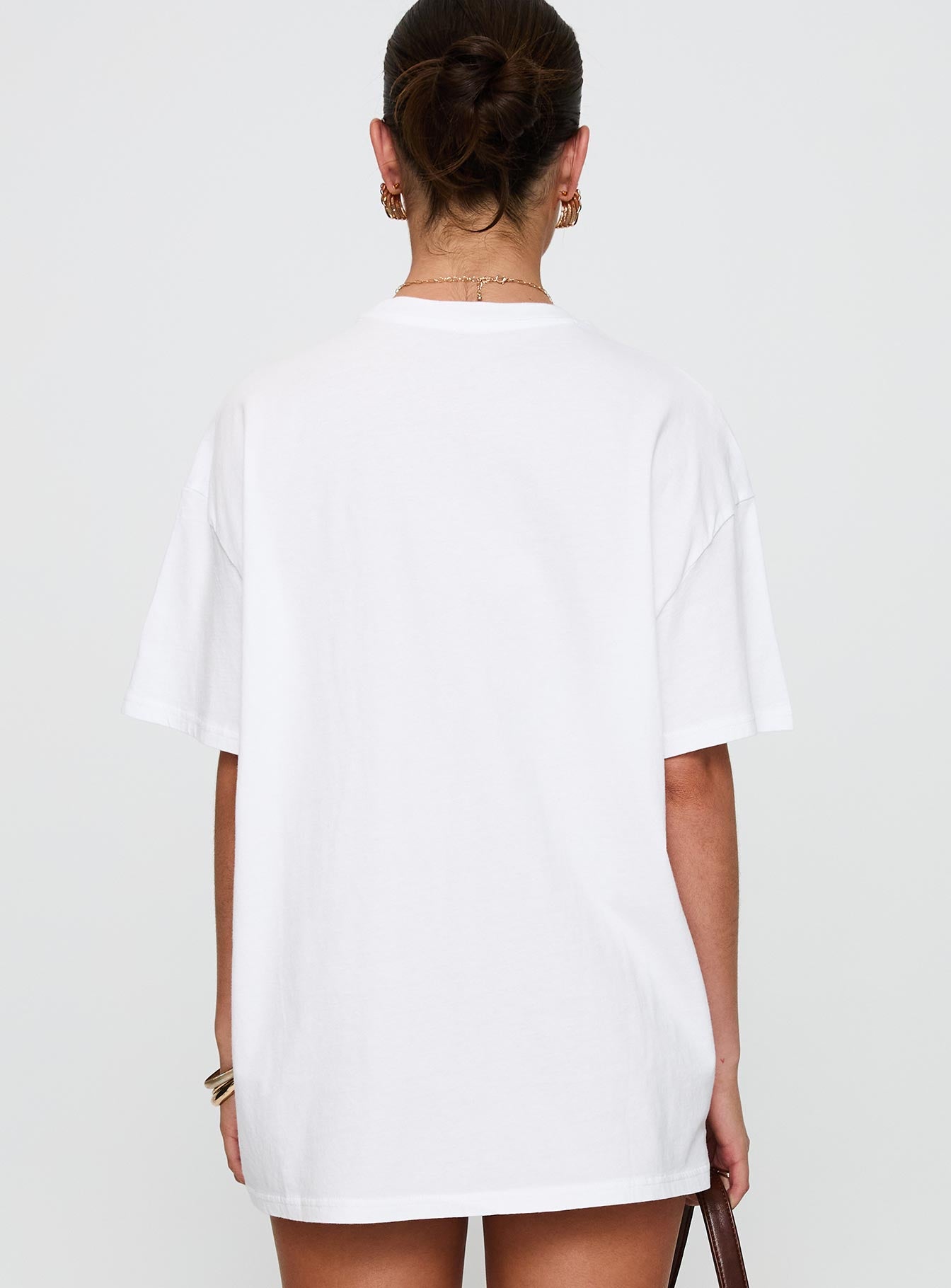 Love From Tuscany Oversized Graphic Top White、mySite、solidvoid