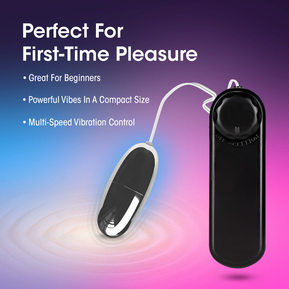 B Yours By Blush® | Silver Power Bullet Black 2-Inch Vibrating Bullet、mySite、bottomscart