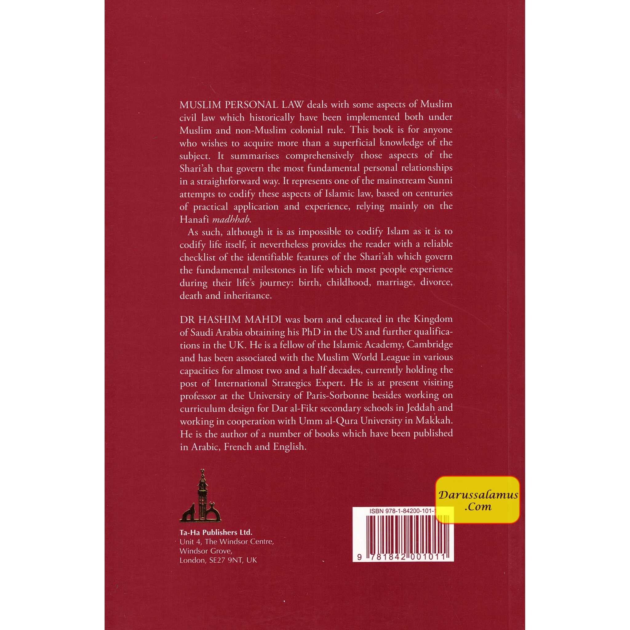 Muslim Personal Law By Hashim Mahdi、mySite、topwebapps