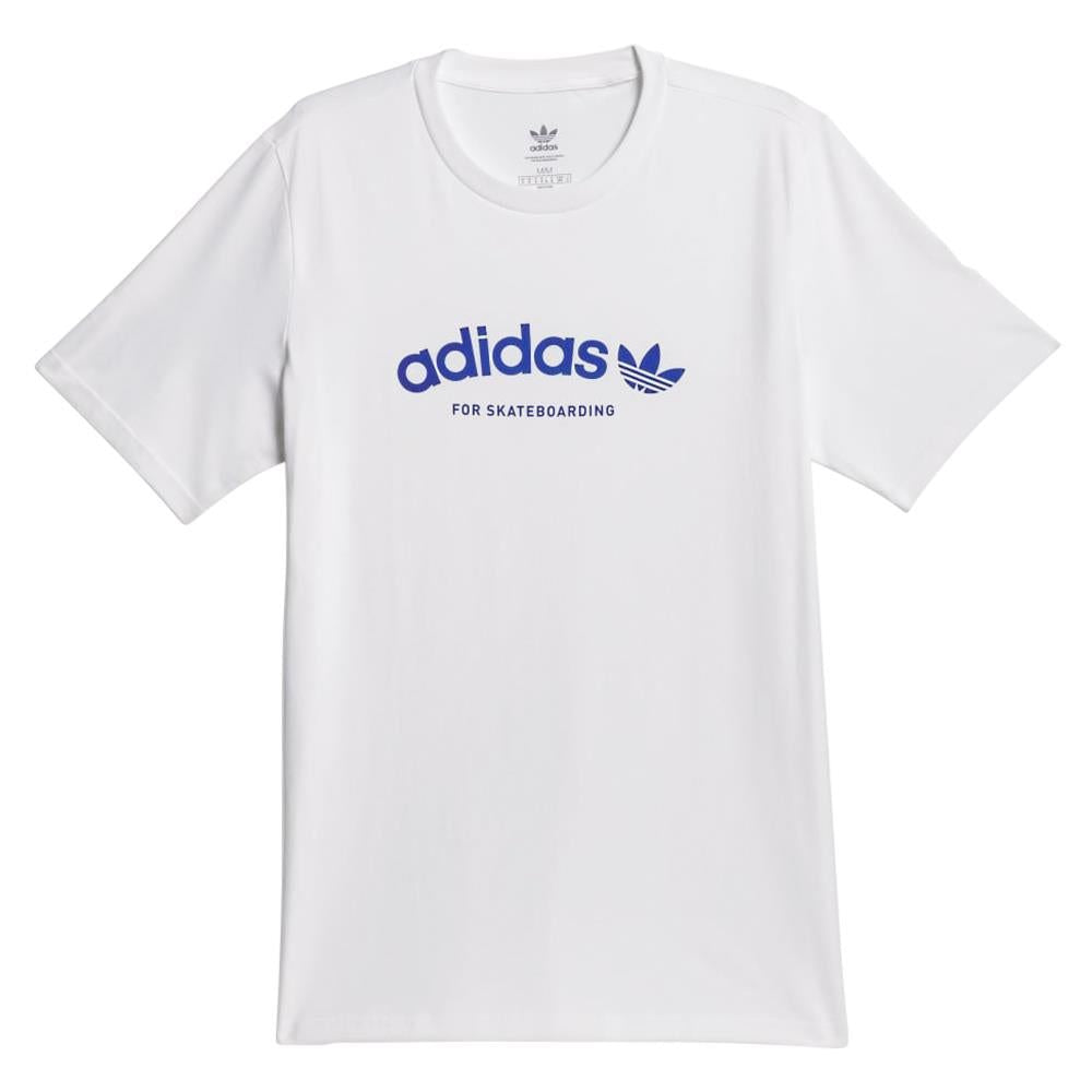  Adidas 4.0 Arched T-shirt - White/Royal Blue、mySite、merchandisen