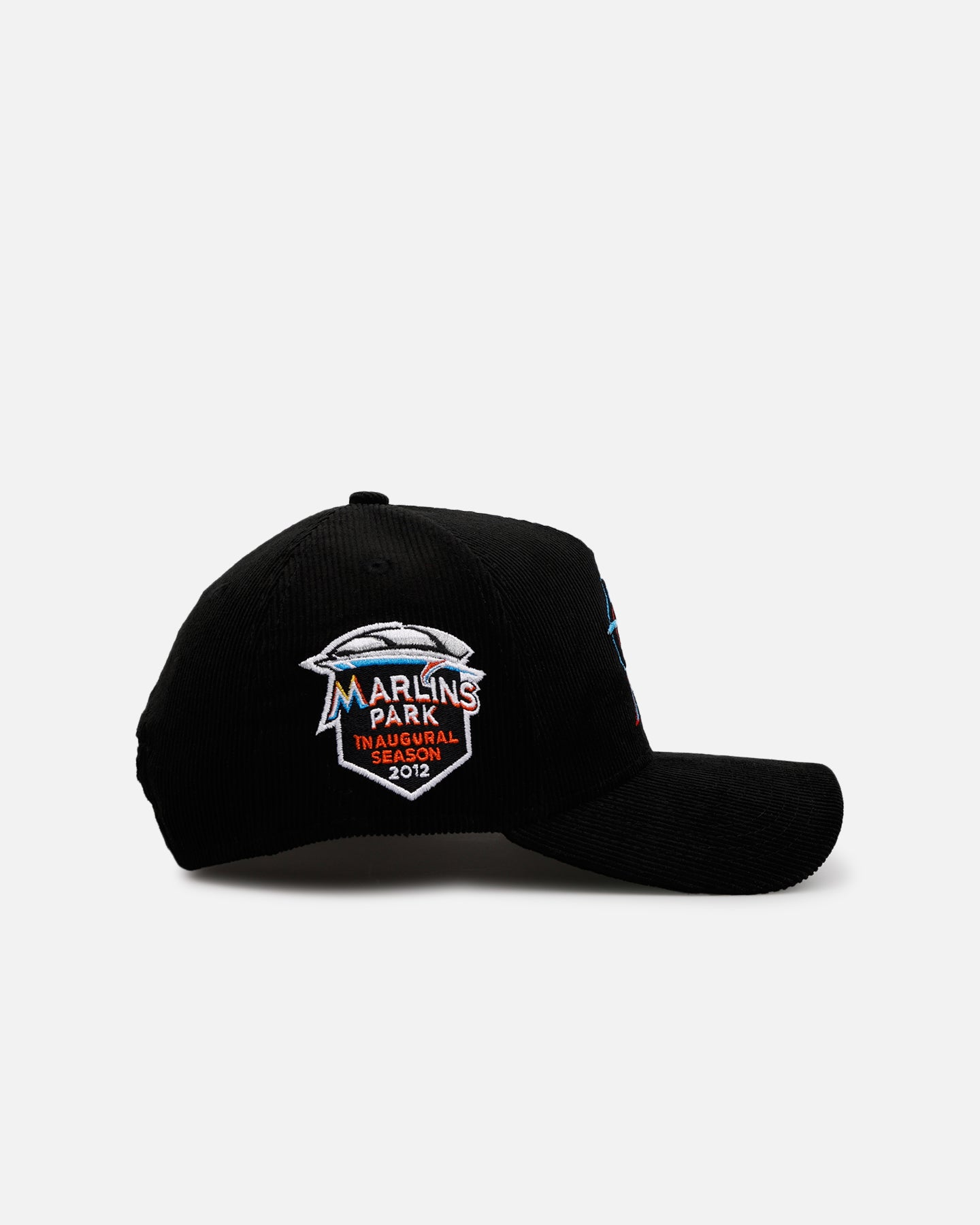 New Era Miami Marlins 'Black Cord' 9FORTY A-Frame Corduroy Snapback Black、mySite、zt4zffjzw