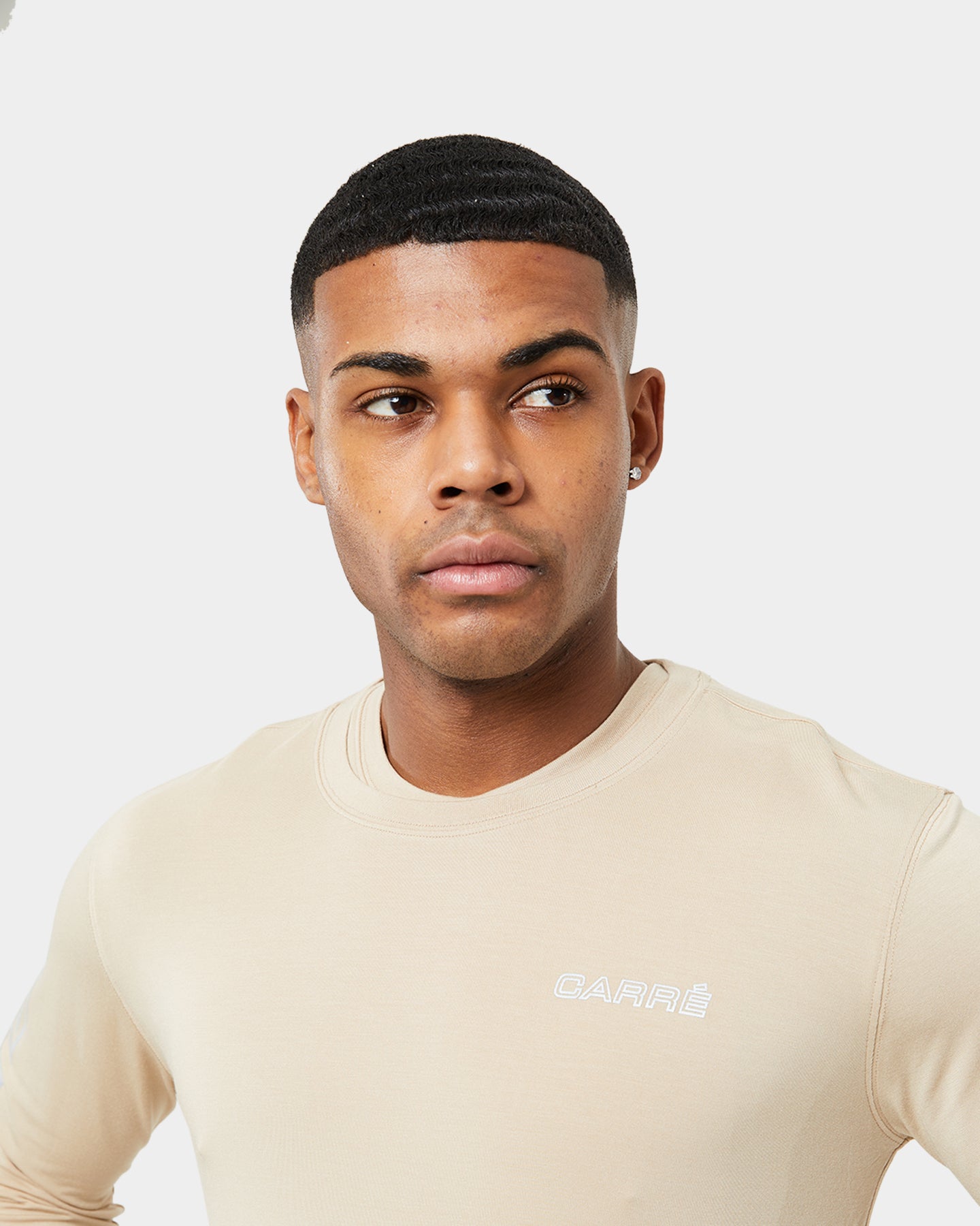 Carre Restart Training Apparel Long Sleeve T-Shirt Stone、mySite、zt4zffjzw