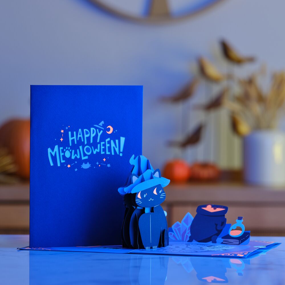 Happy Halloween Childless Cat Lady Pop-up Cards、mySite、solidvoid