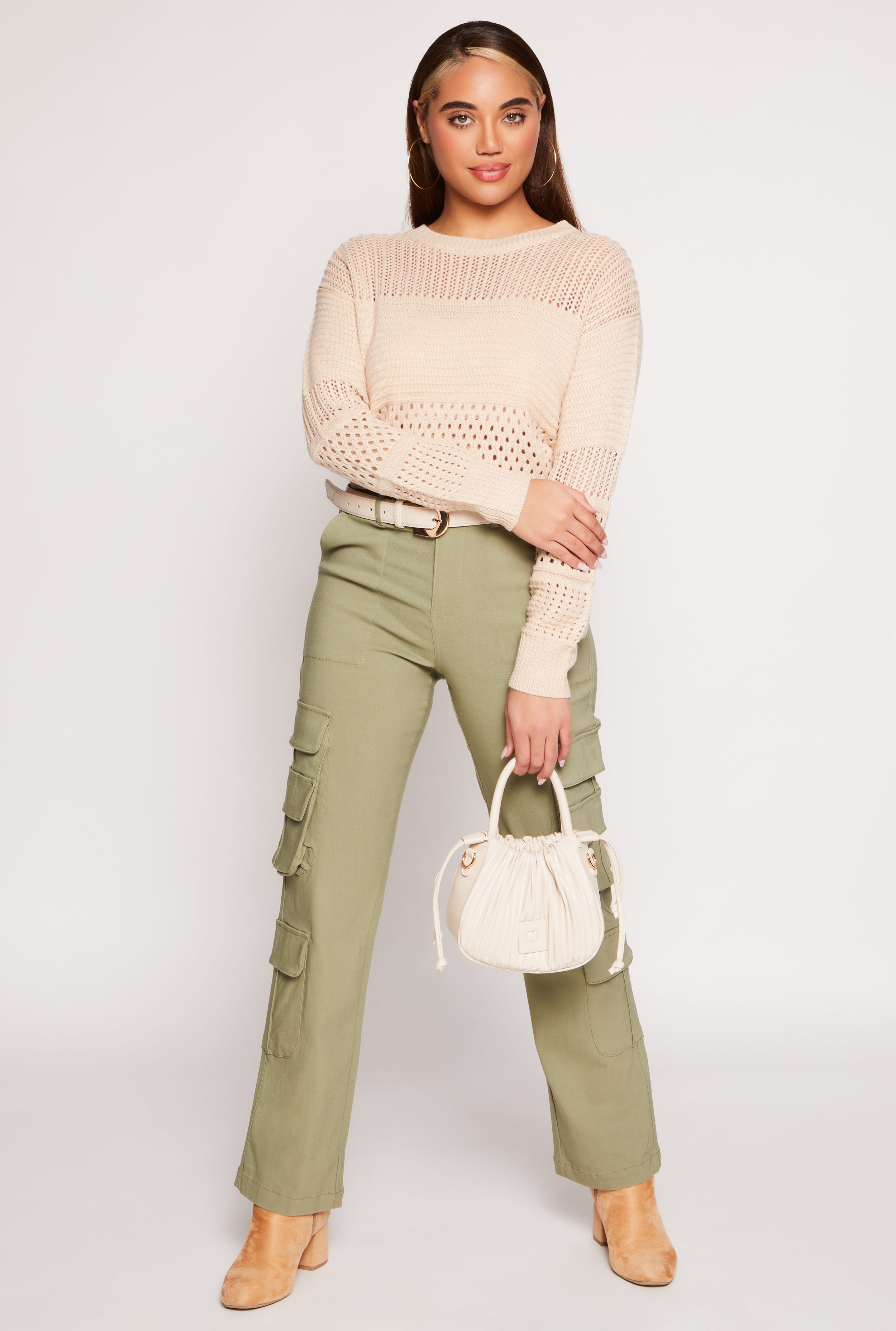 Haute Monde Straight Leg Cargo Pants、mySite、camillekostekn