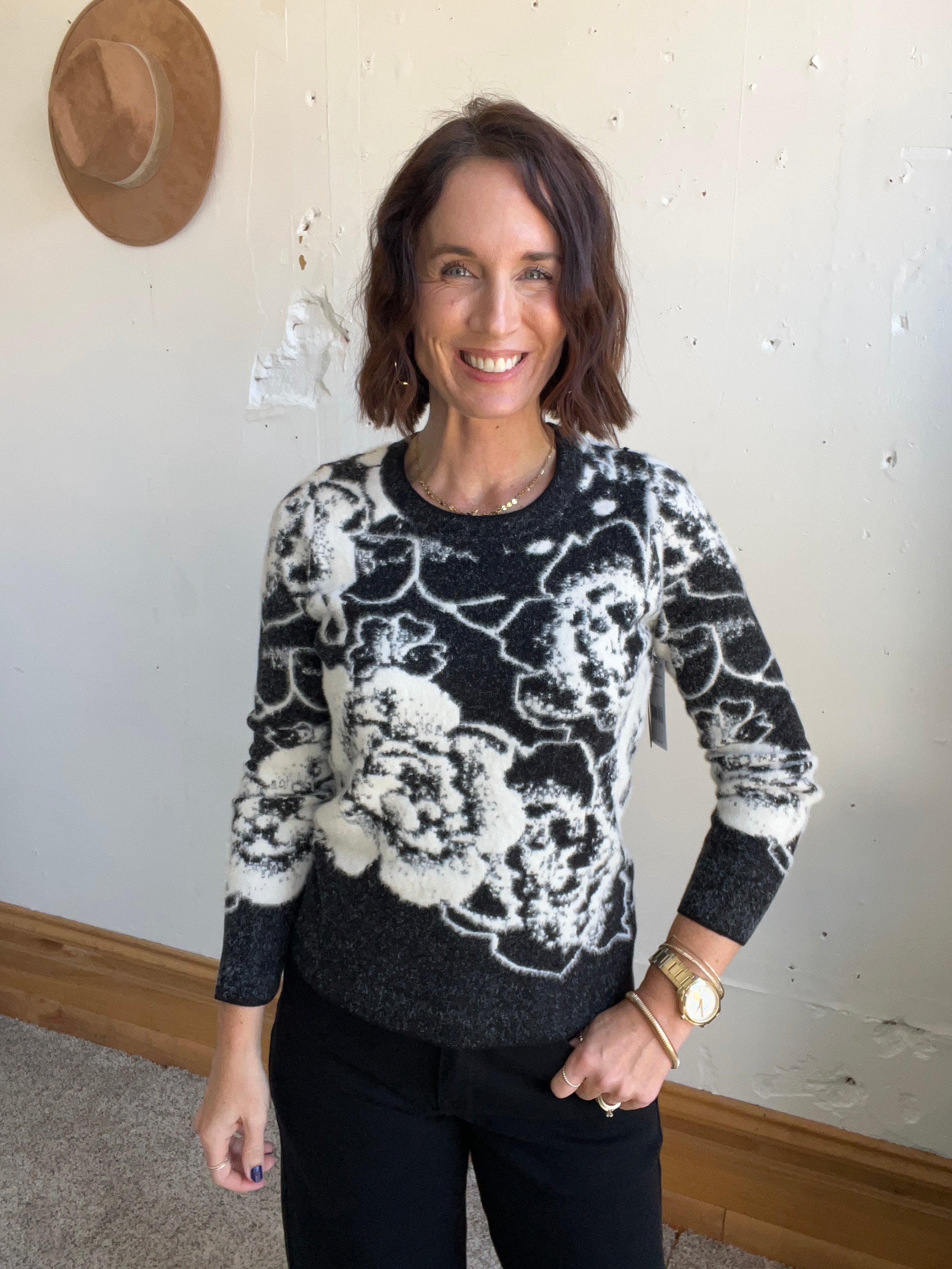 Liverpool Crew Neck Floral Sweater、mySite、garagedoors4me