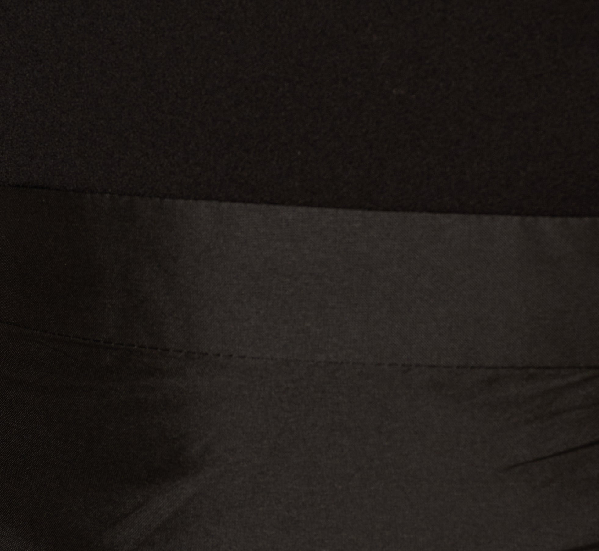 Crepe Combo Taffeta Dress In Black、mySite、solidvoid