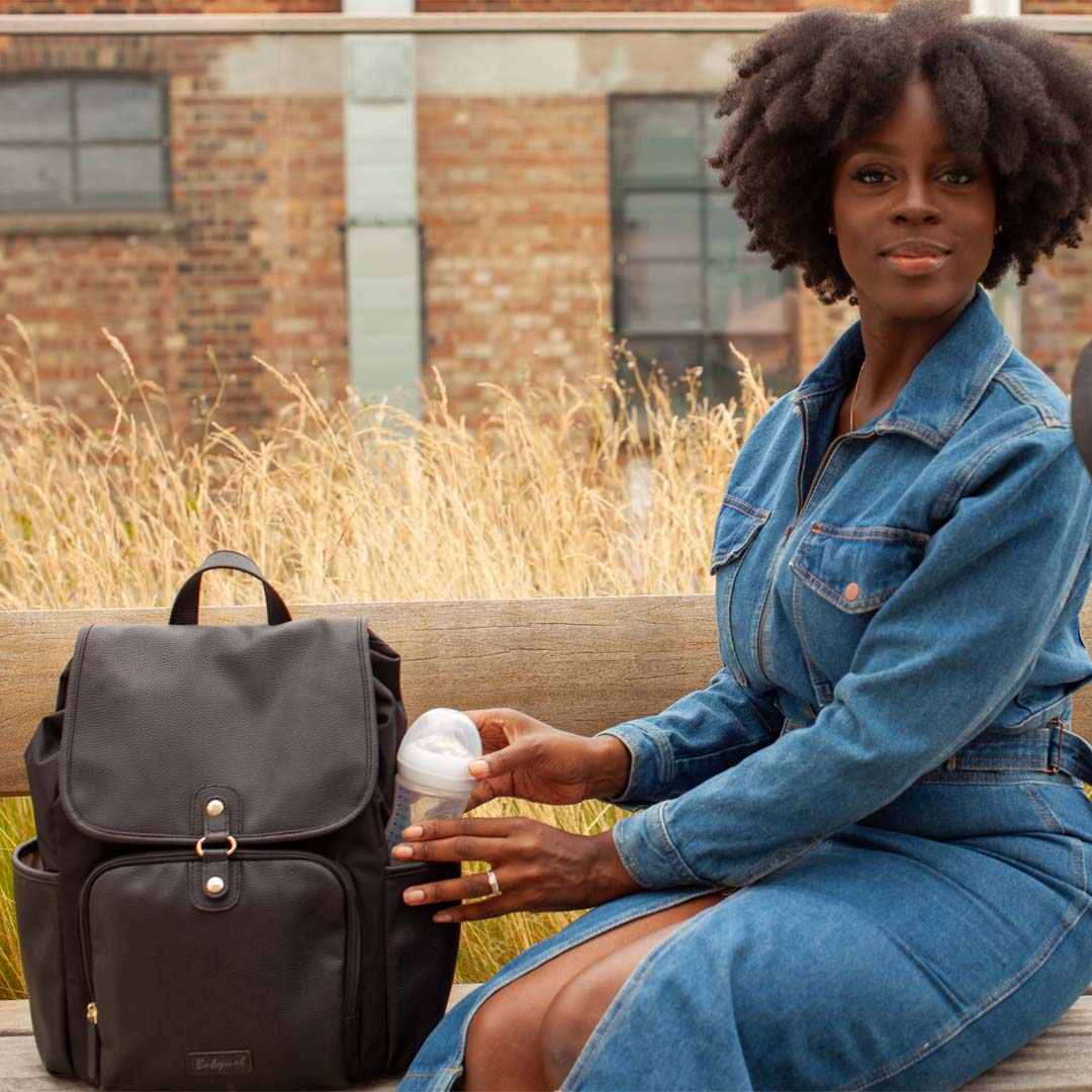  Babymel Freddie Changing Backpack - Black、mySite、merchandisen