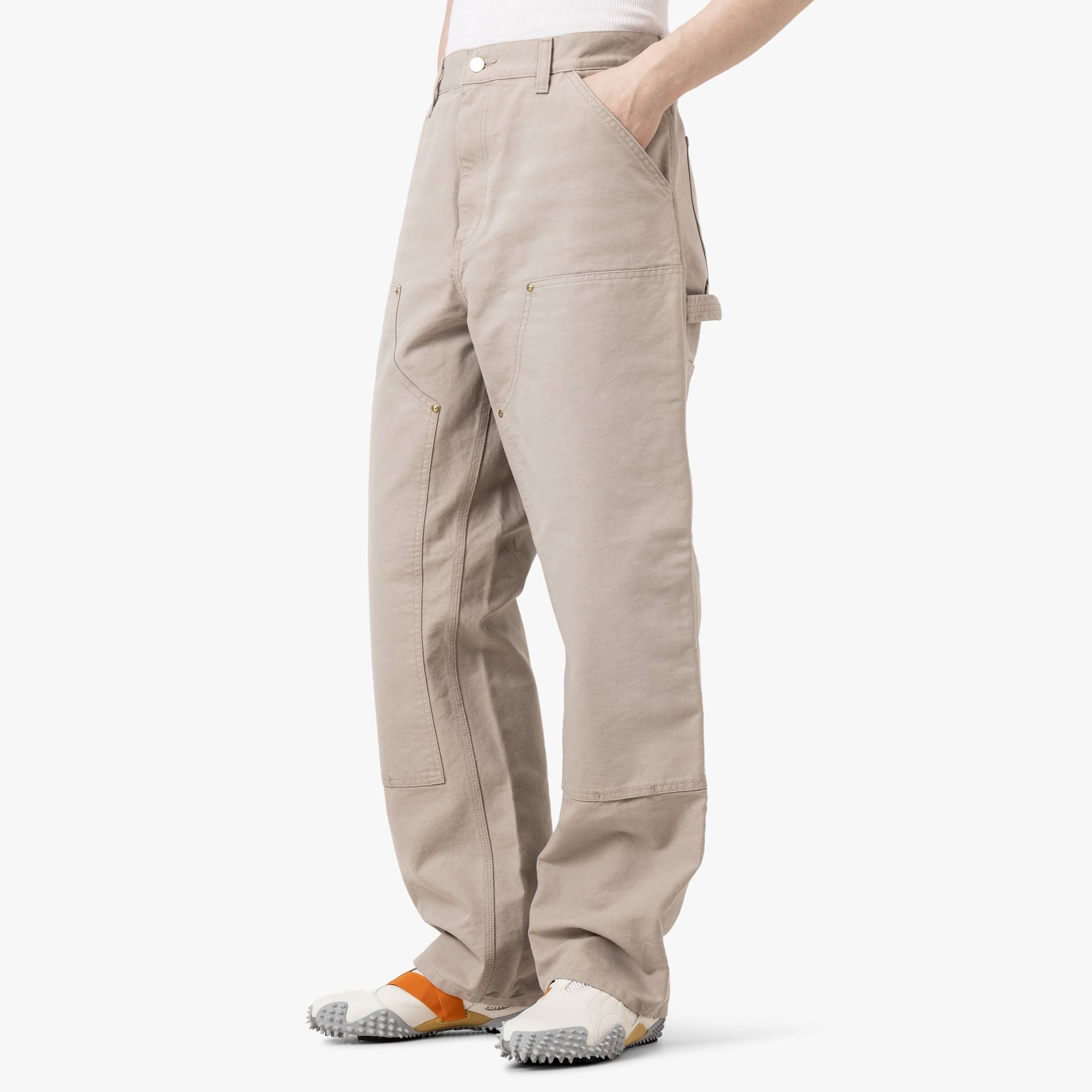  Carhartt WIP Double Knee Pants Beige、mySite、merchandisen