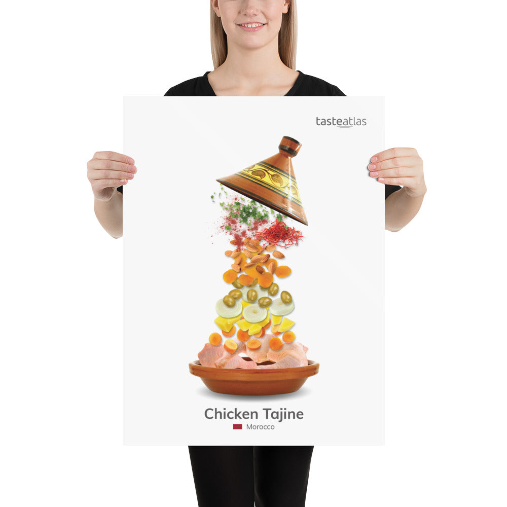Chicken Tajine Poster (in)、mySite、camillekostekn