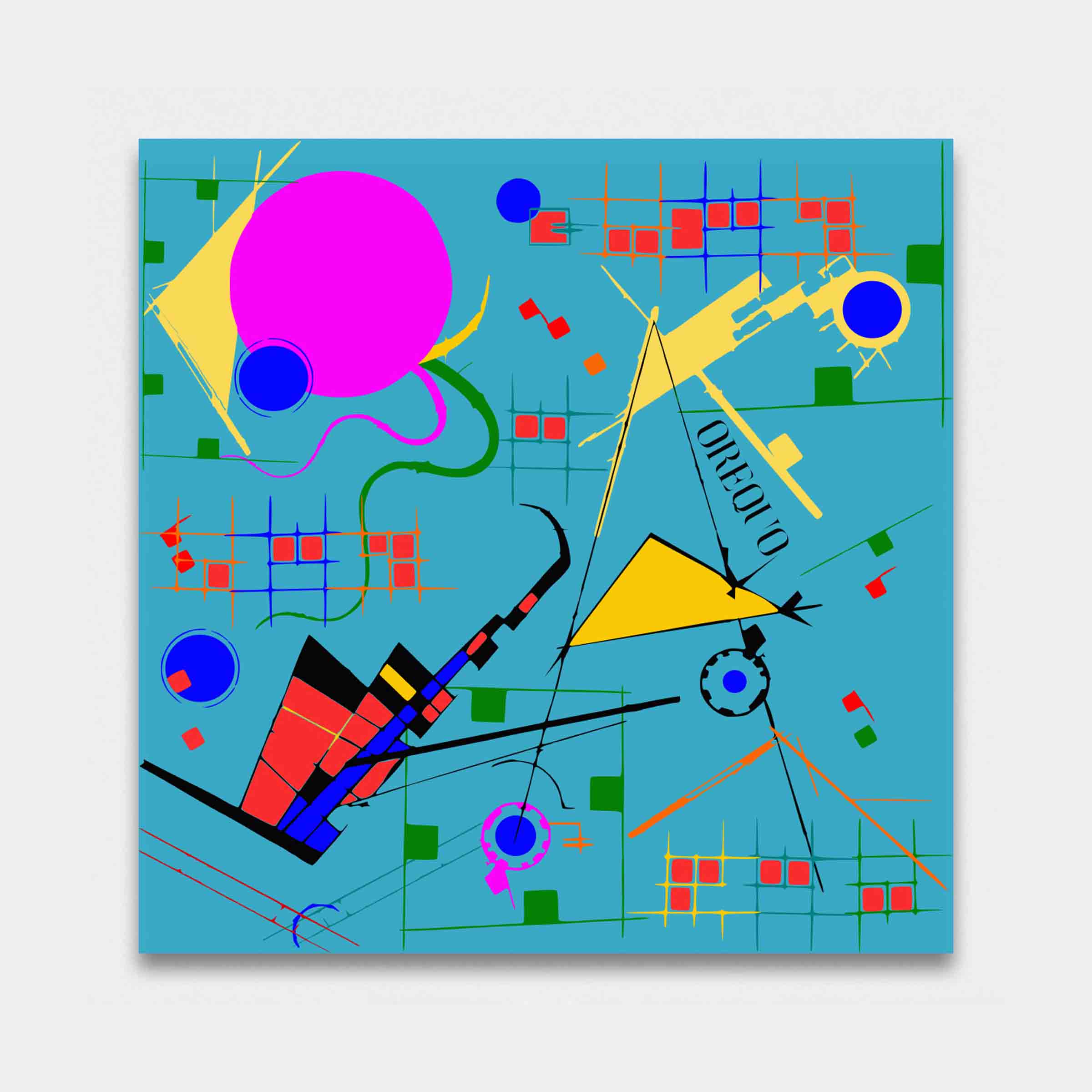 Silk Twill Pocket Square METROPOLITAN GEOMETRIES by Orequo、mySite、neckold