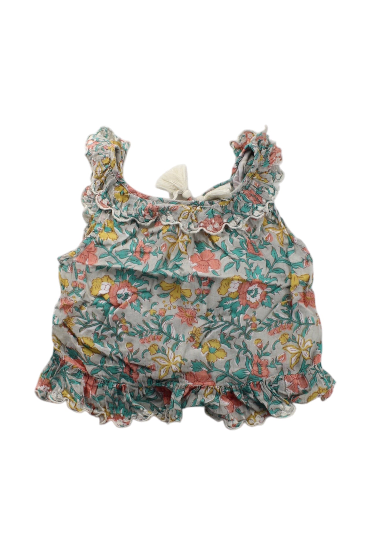 Louise Misha Ruffled Floral Top 3T、mySite、g9winljtr