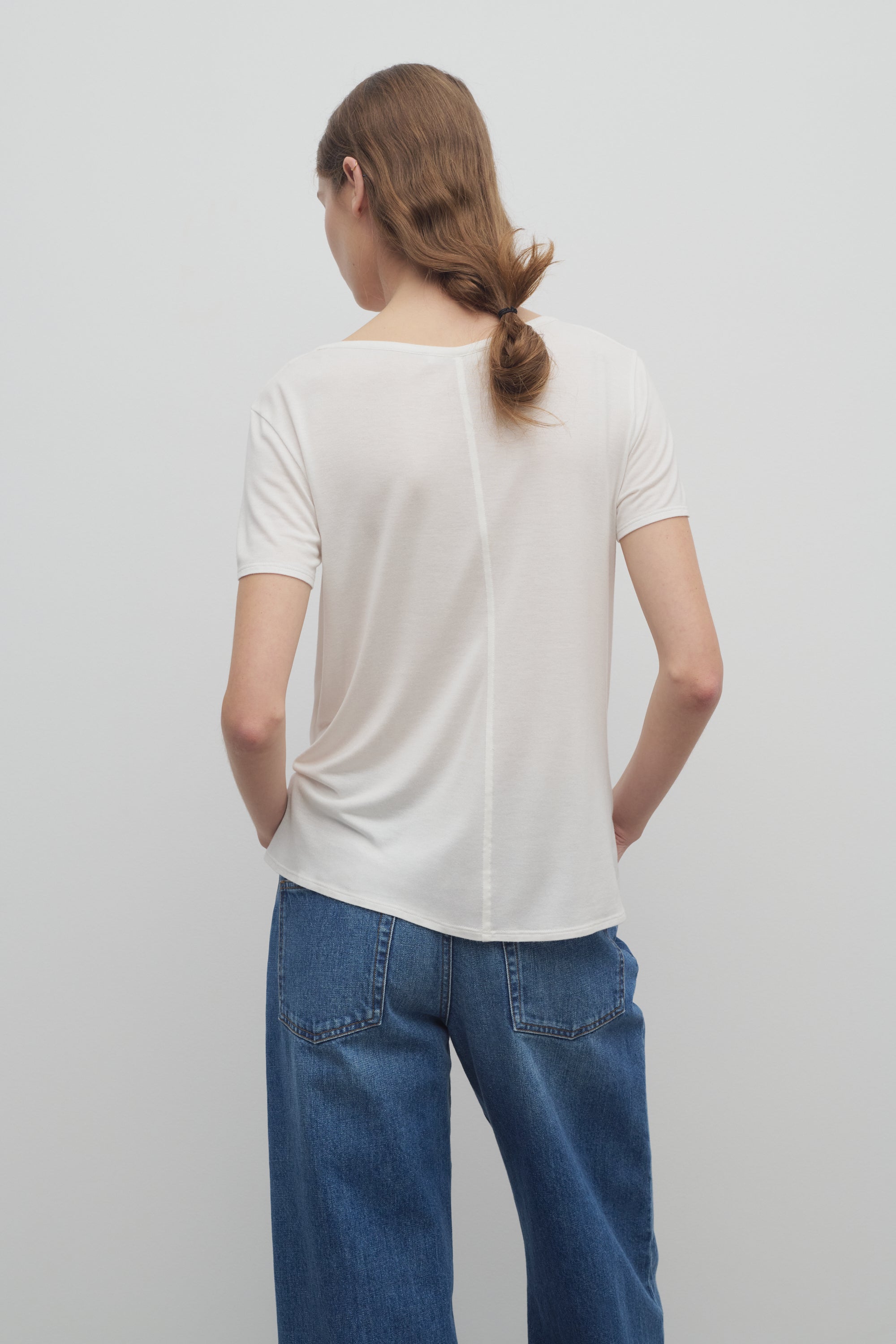 Stilton Top in Modal and Silk、mySite、aoinhome