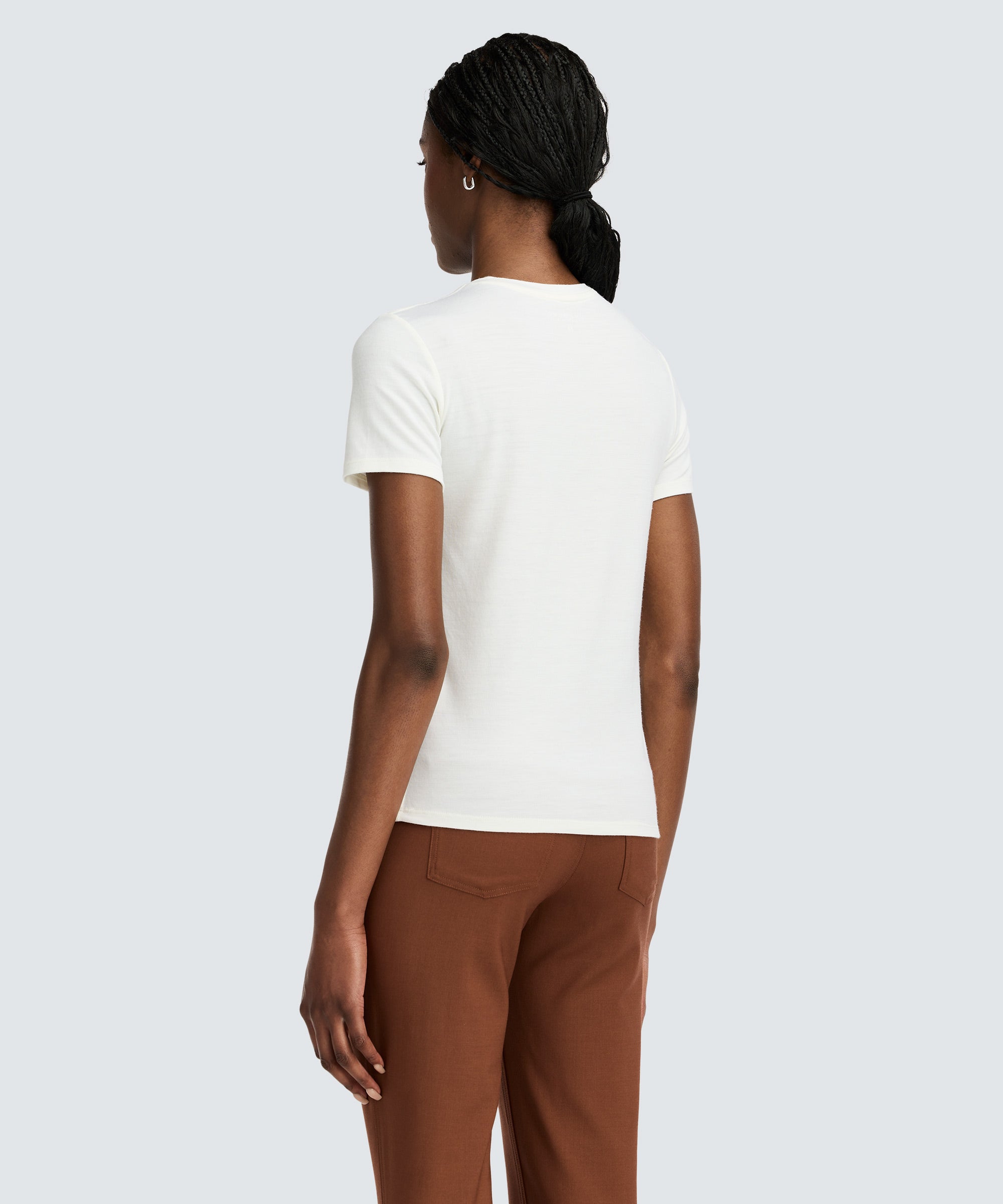 Women's Merino Crew Neck T-Shirt、mySite、noshort