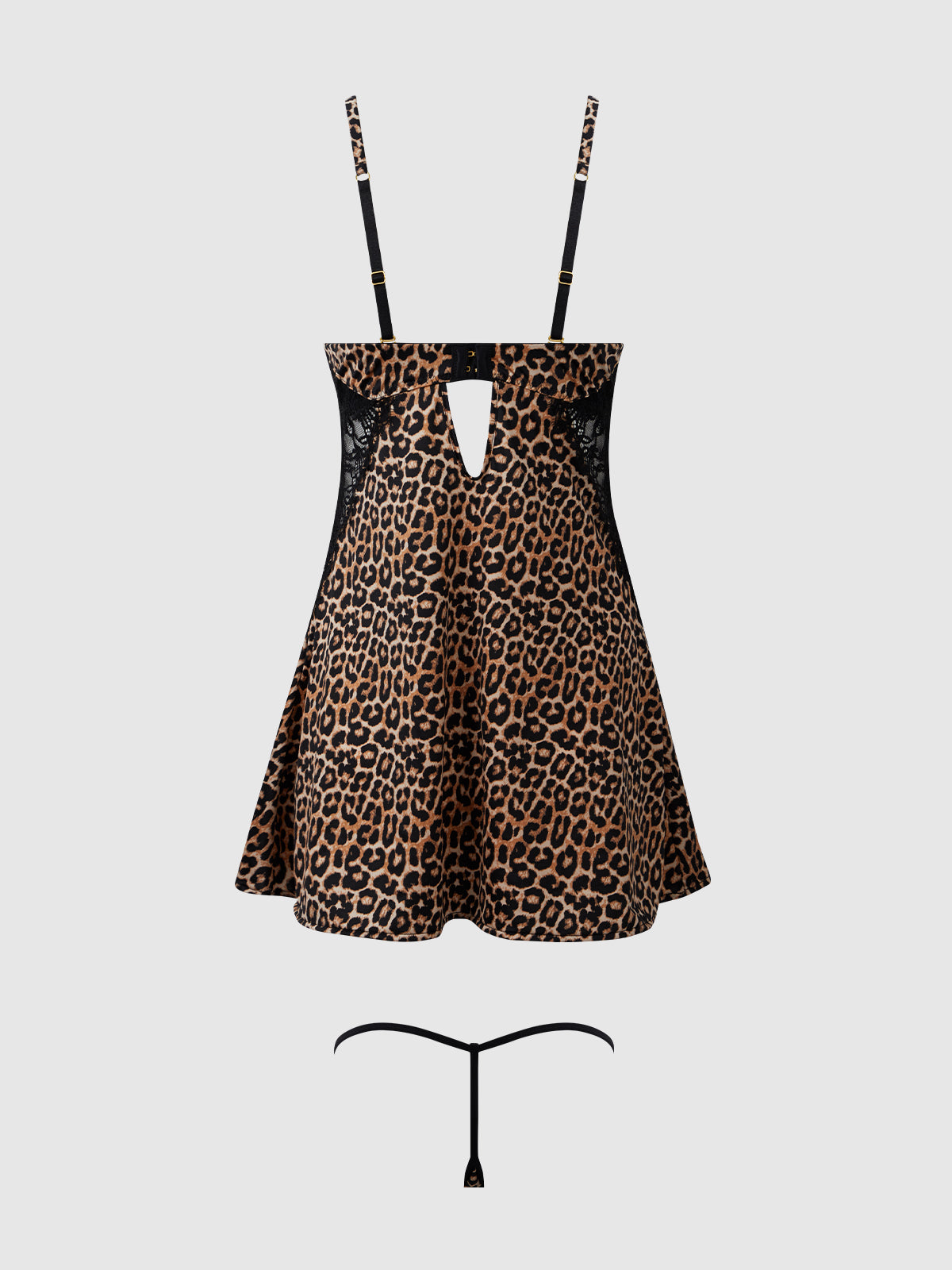 Rising Star Plunge Push Up Babydoll in Liquid Satin & Lace、mySite、bengalsvssteelers