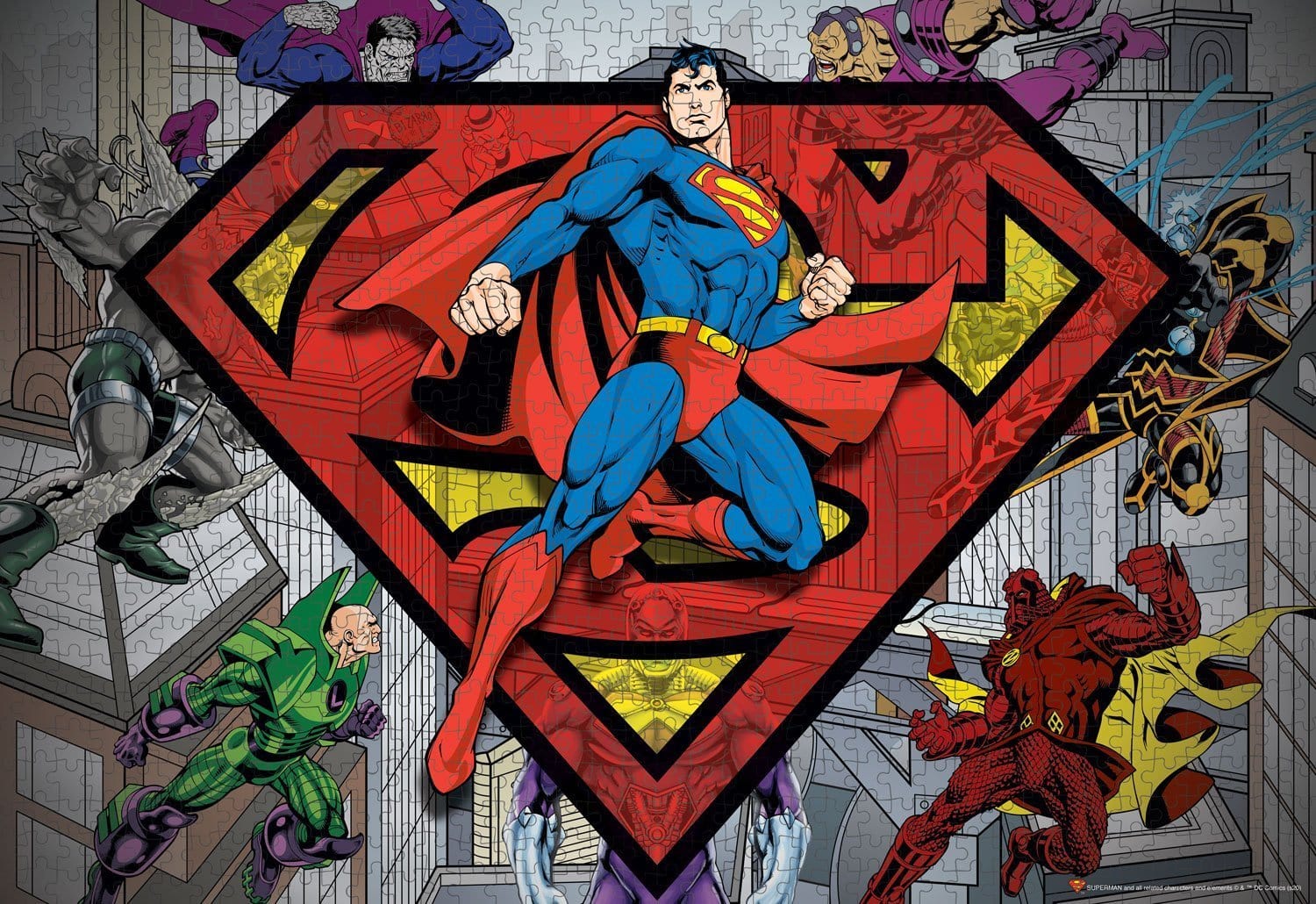  Jigsaw Puzzle - Superman and Villains 1000 Piece、mySite、ghnorth