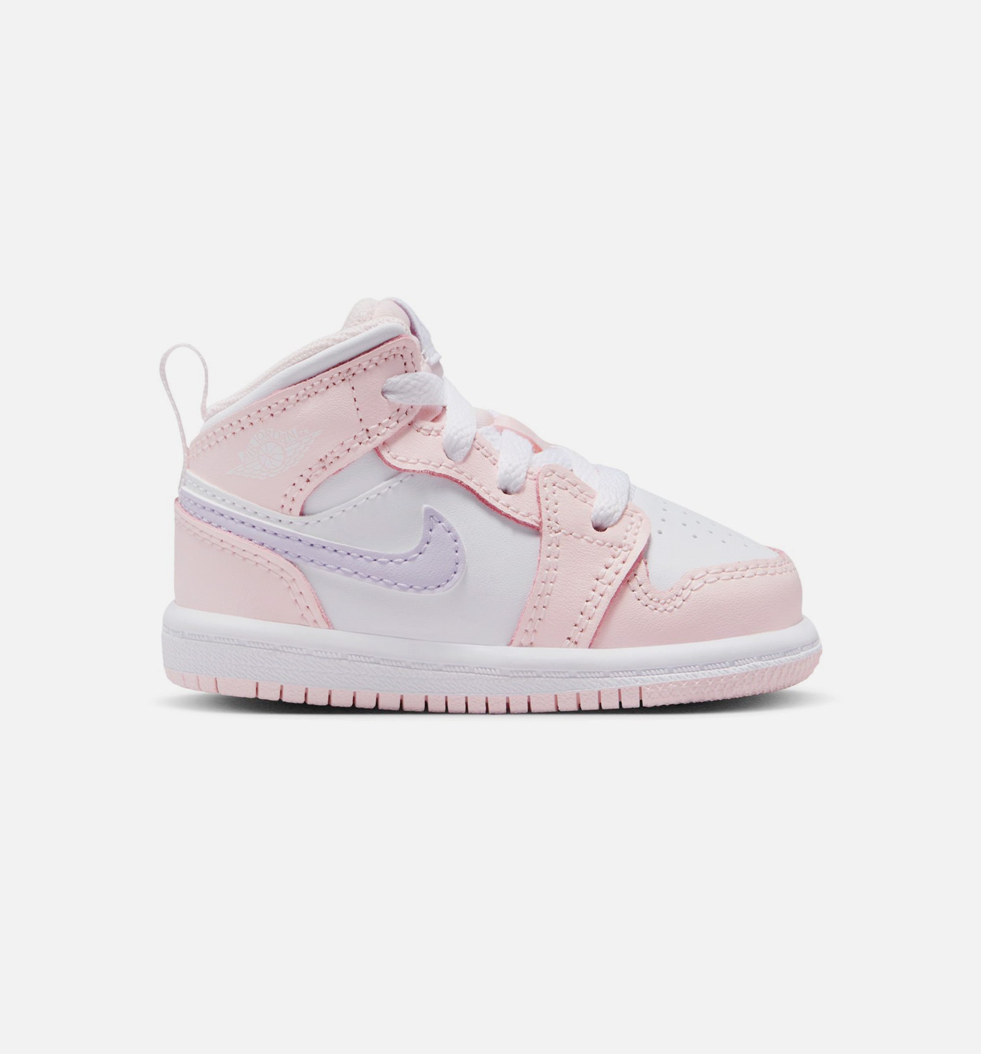 Air Jordan 1 Mid Pink Wash Infant Toddler Lifestyle Shoe - Pink Wash/White/Violet Frost、mySite、dreamappss