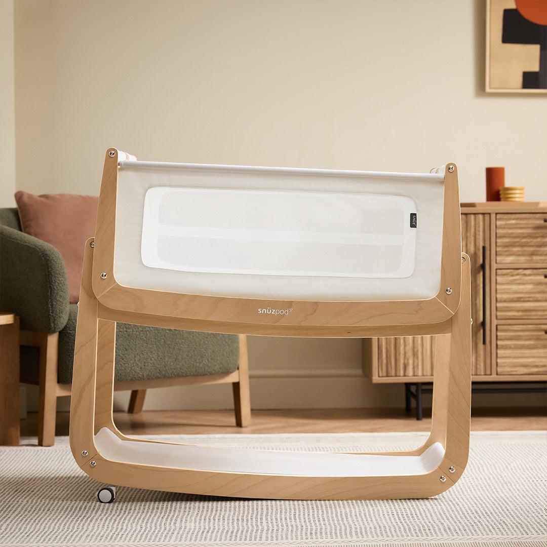  SnuzPod 5 Bedside Crib - Natural、mySite、merchandisen