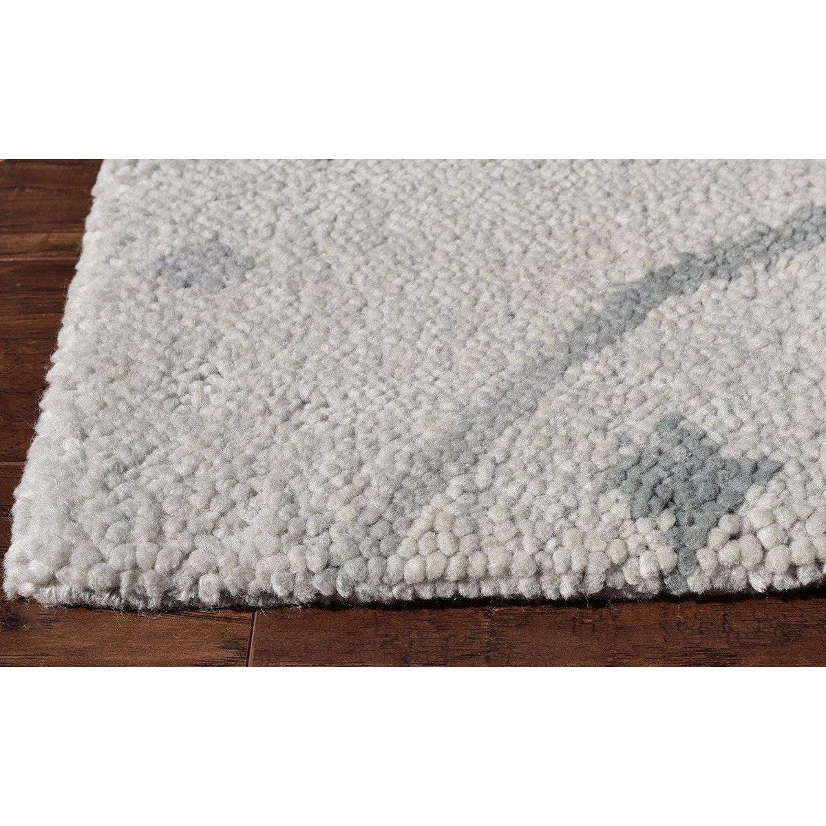 Arianna Light Gray Wool Handknotted Rug、mySite、gigharbornorthrealestate