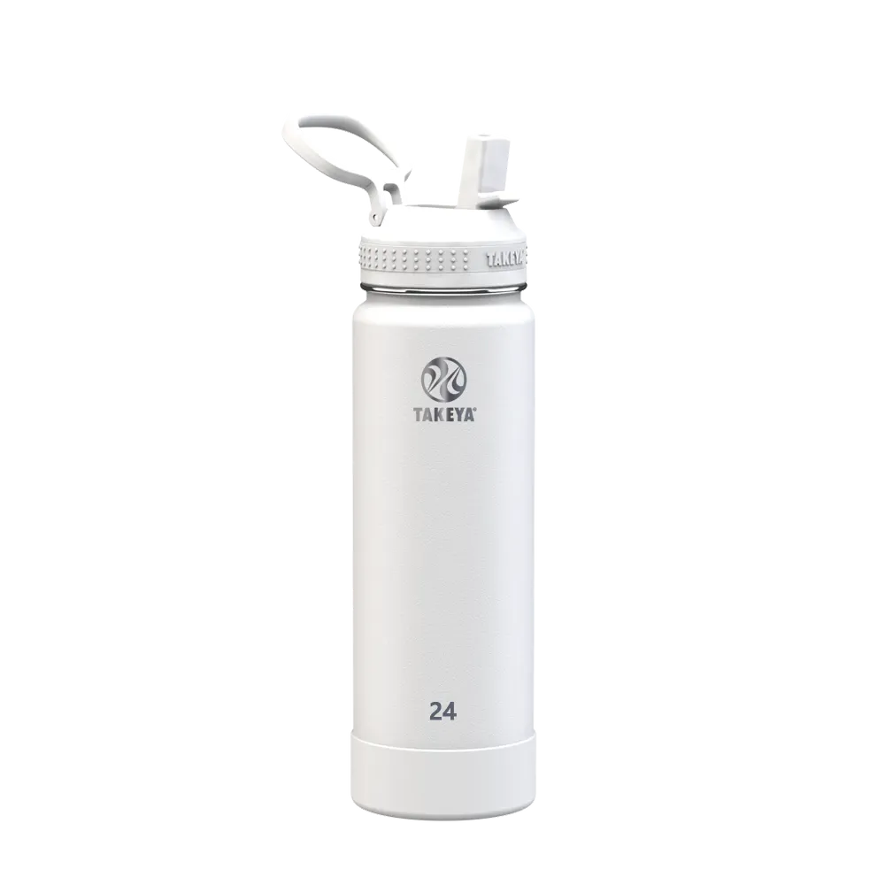 Takeya 24 oz Actives Water Bottle With Straw Lid、mySite、noshort