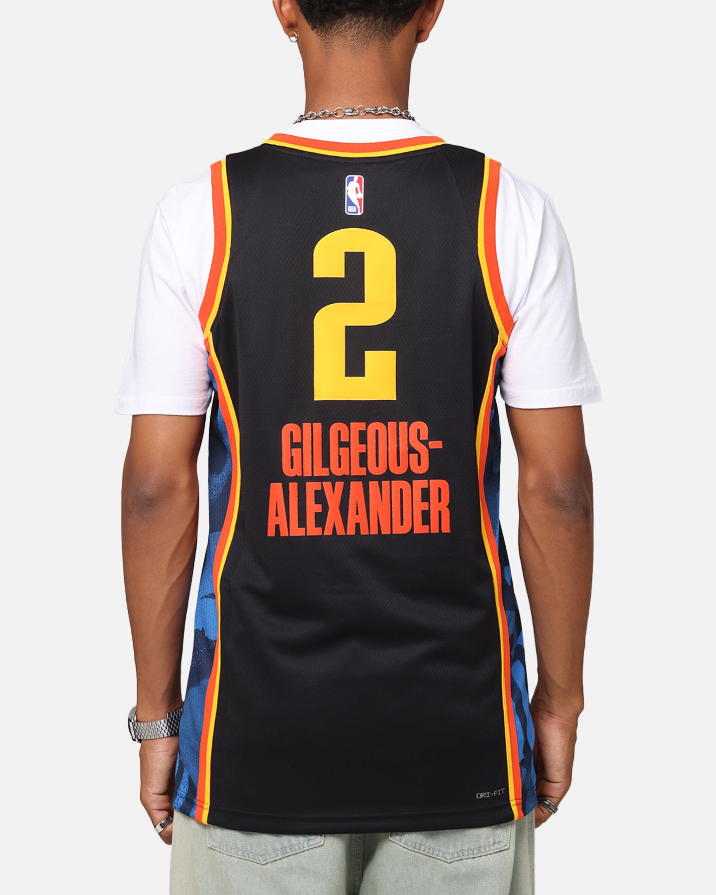 Nike Shai Gilgeous-Alexander Oklahoma City Thunder #2 City Edition 2024/25 Nike Dri-Fit NBA Swingman Jersey Black、mySite、zt4zffjzw
