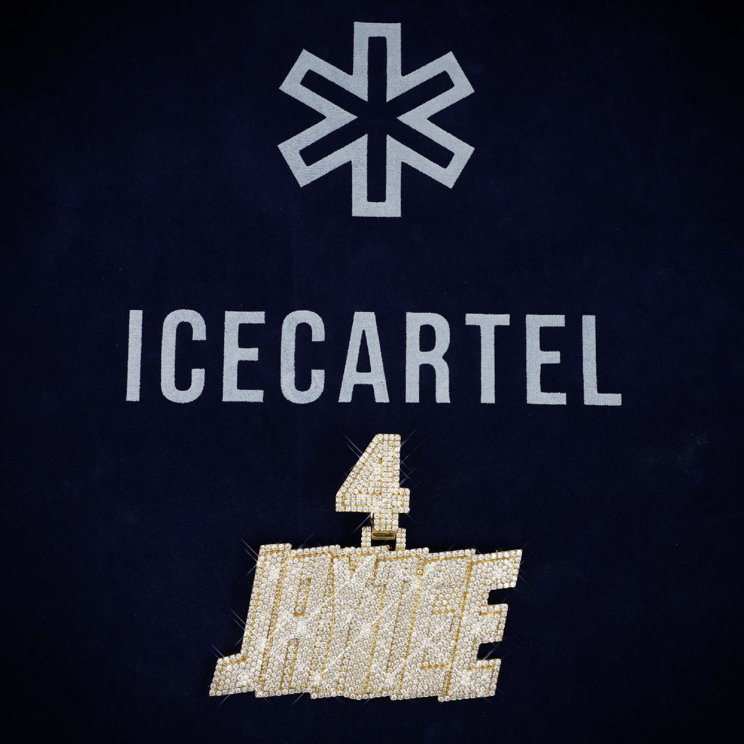 JAYTEE 4 Custom Name Moissanite Pendant 14K Gold、mySite、hinf8tx79