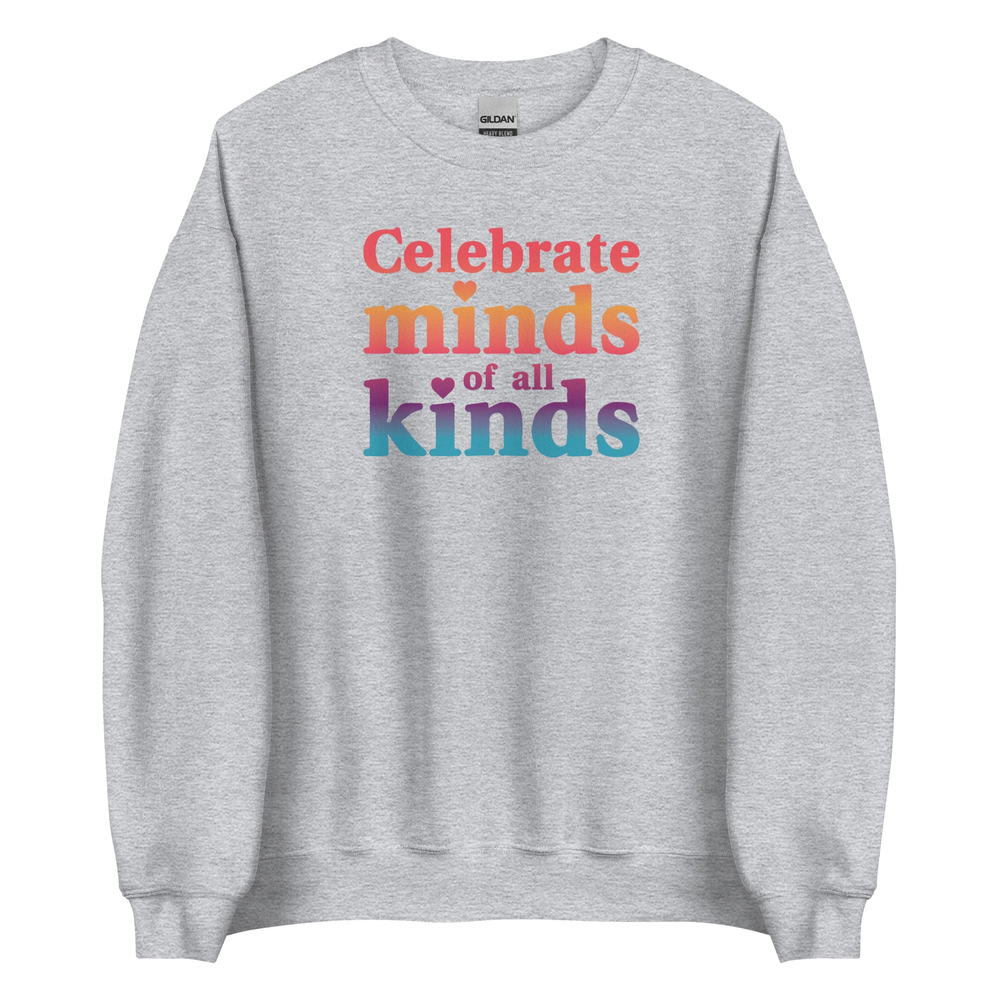 Celebrate Minds of All Kinds Crewneck Sweatshirt、mySite、camillekostekn