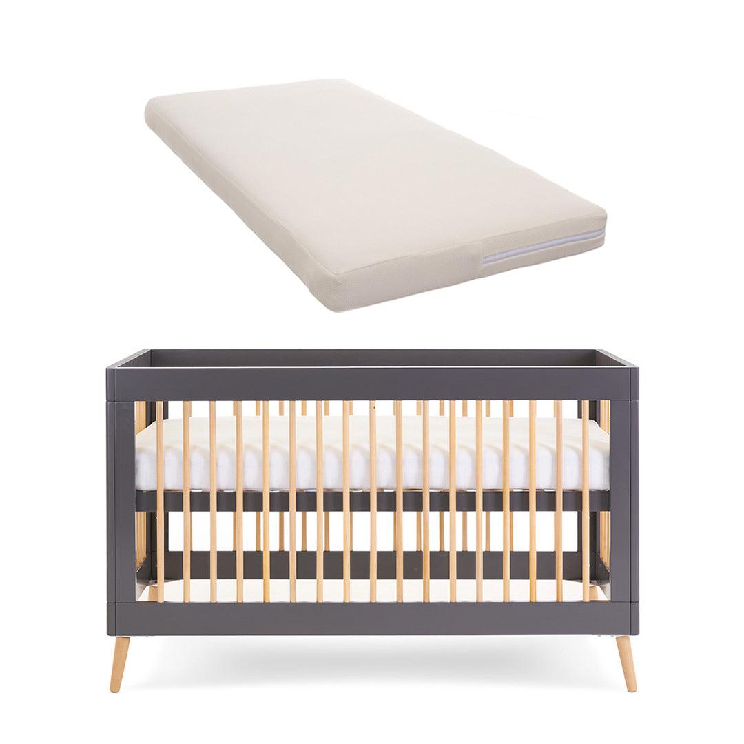  Obaby Maya Cot Bed - Slate + Natural、mySite、merchandisen