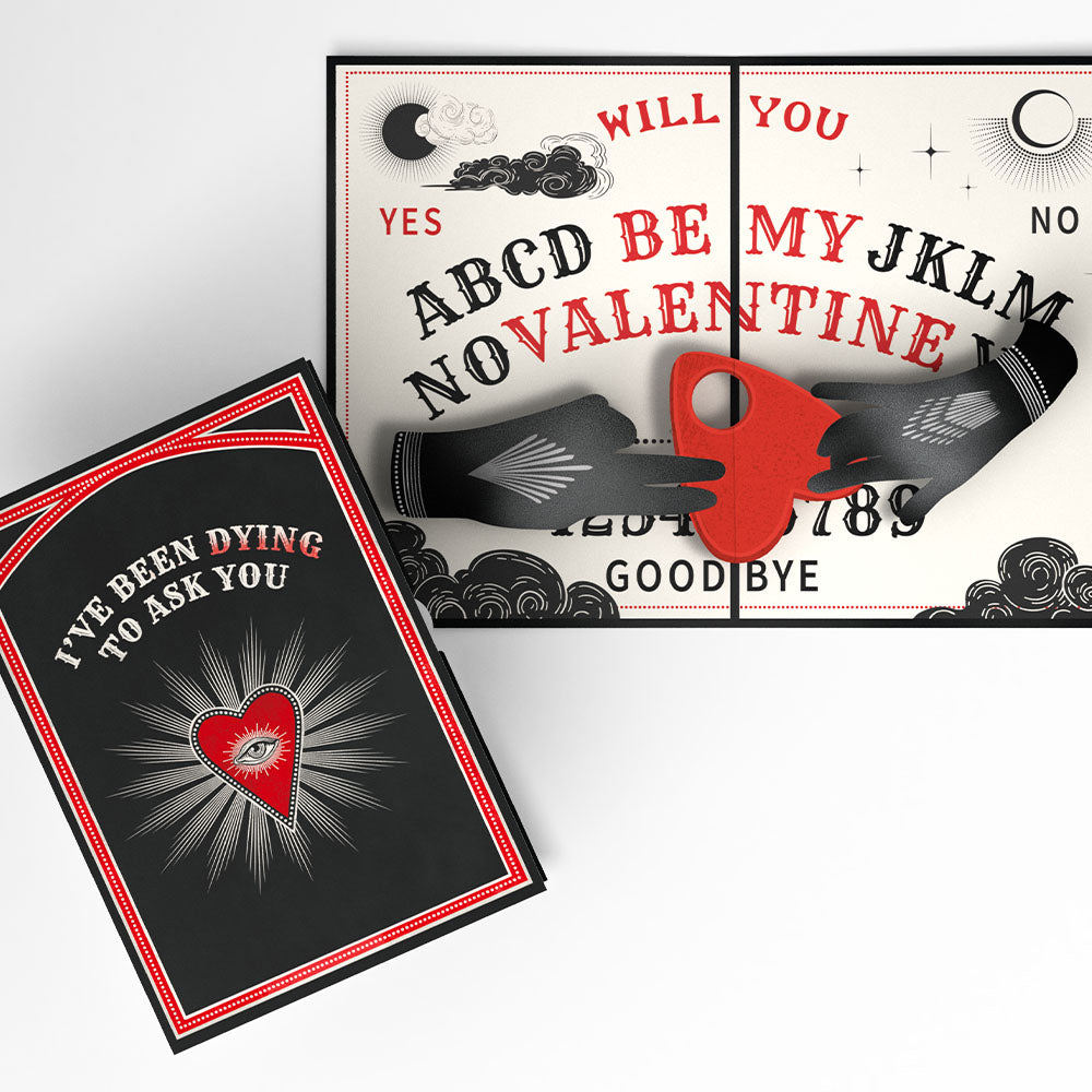 Dying to Ask You Valentine Pop-Up Card、mySite、solidvoid