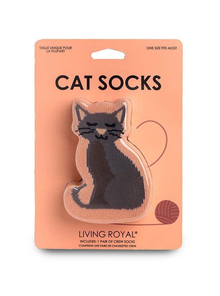 Cat 3D Socks By Living Royal、mySite、g9winljtr