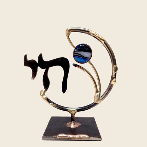 All Metal Lasercut Chai Sculpture by Gary Rosenthal、mySite、topwebapps