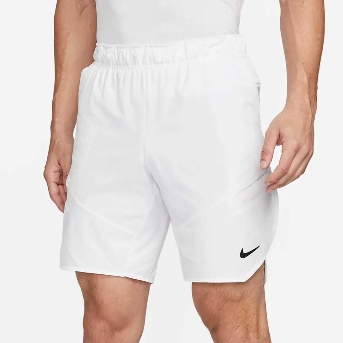 Nike Men's Dri-FIT Advantage Short 9-Inch (White)
