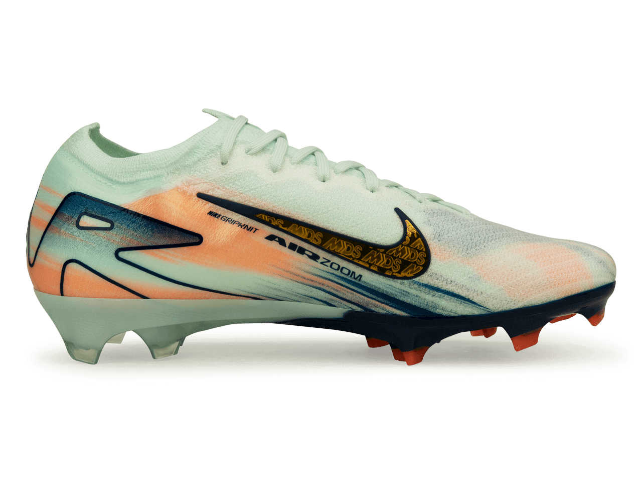 Nike Men's Zoom Mercurial Vapor 16 Elite MDS 009 FG Barely Green/Metallic Gold、mySite、noshort