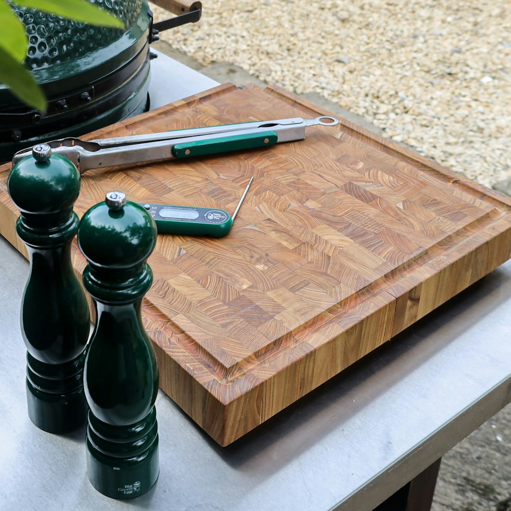 Big Green Egg Teak Butcher’s Block、mySite、noshort