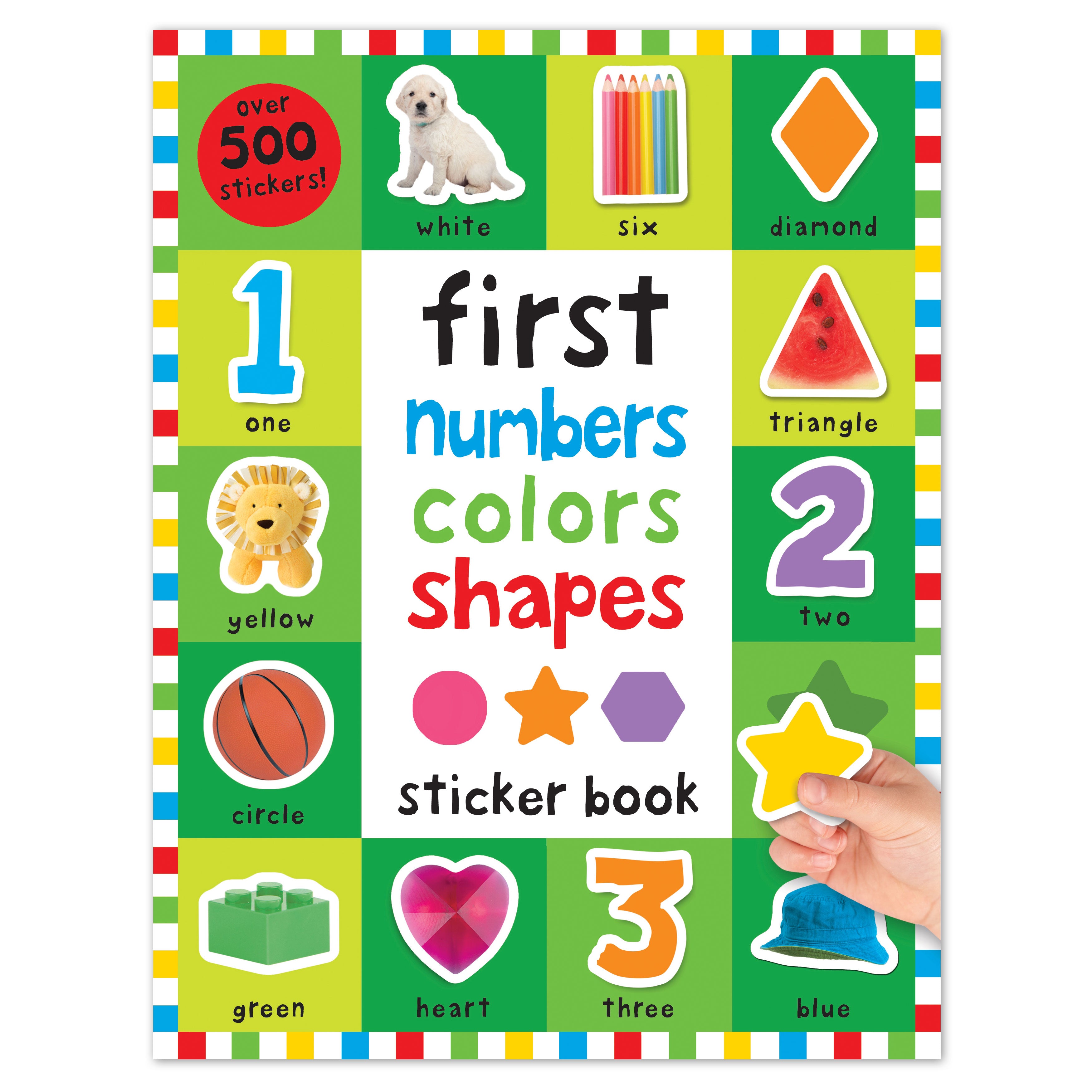  First 100 Numbers, Colors & Shapes Sticker Activity Book、mySite、ghnorth