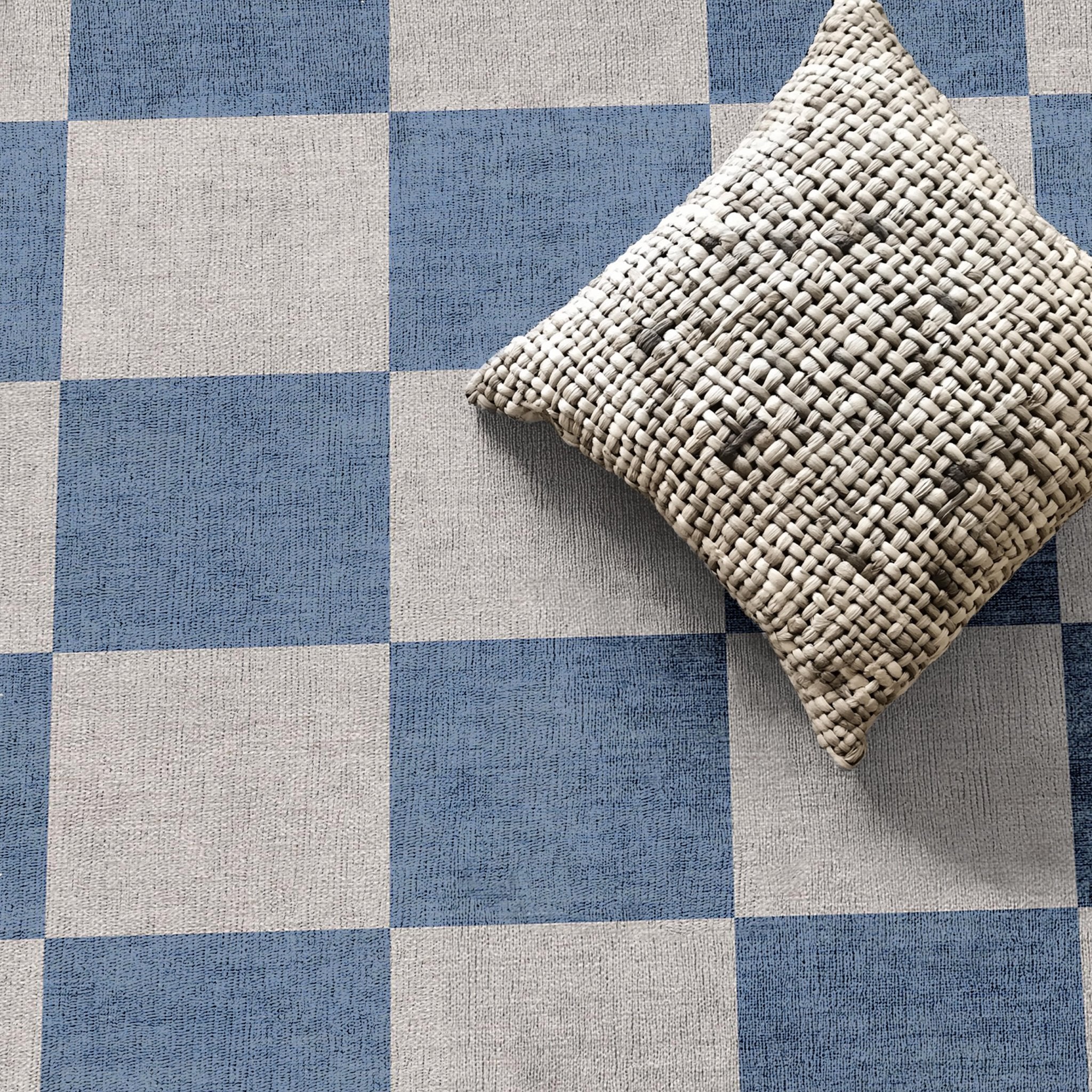 Squares Modern Geometric Boxes Flat-Weave Rug、mySite、gigharbornorthrealestate