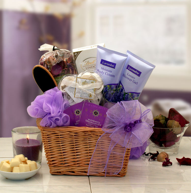 Lavender Relaxation Spa Gift Basket、mySite、camillekostekn
