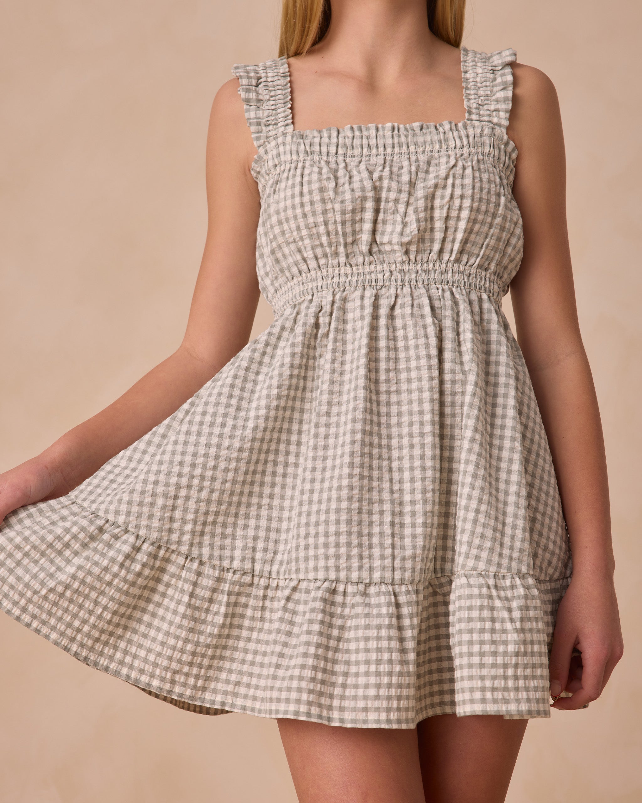 Annalise Dress || Eucalyptus Gingham、mySite、layawaytickets