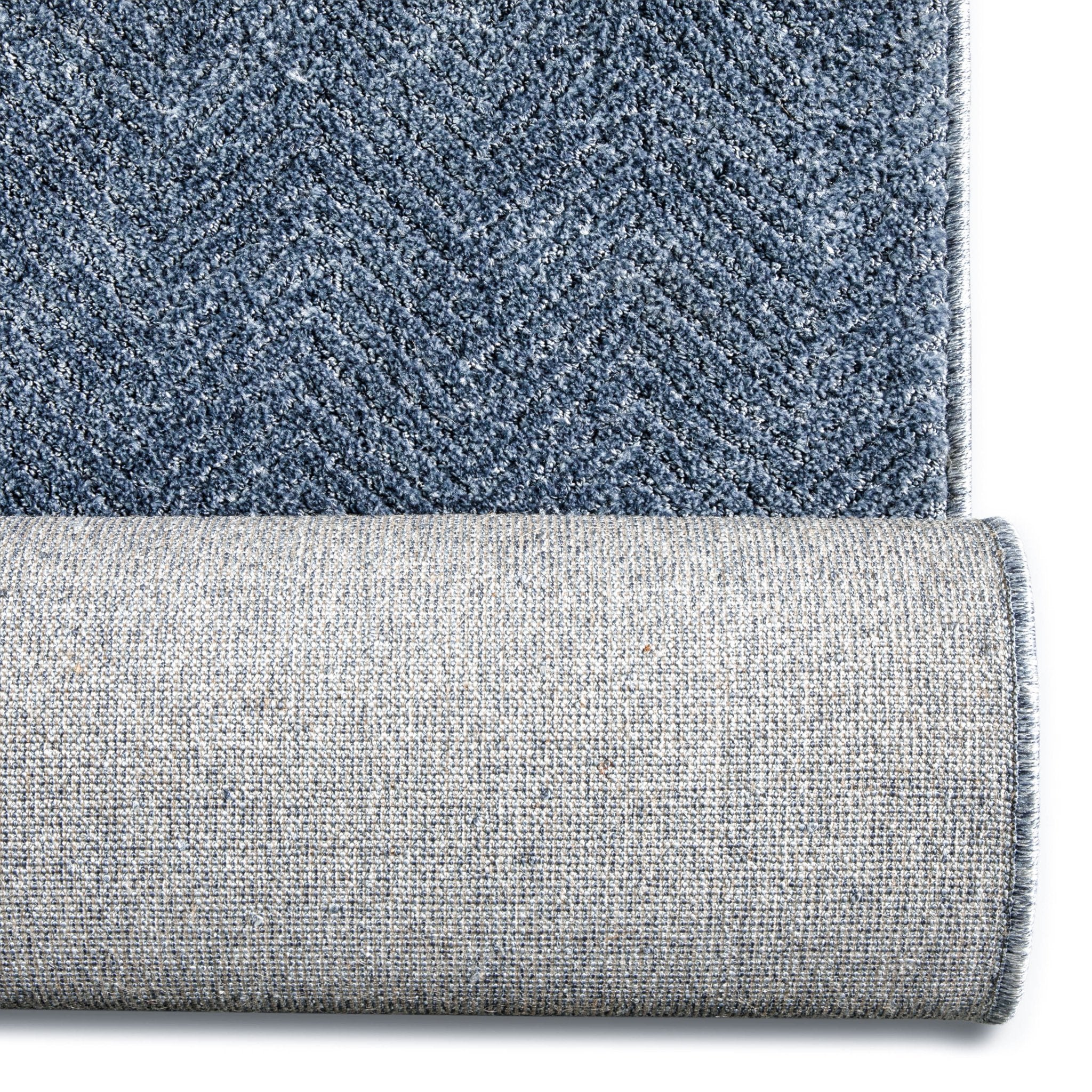 Custom Size Runner Pompeii Modern Blue Choose Your Width x Choose Your Length Hallway & Stair Runner Rug、mySite、gigharbornorthrealestate