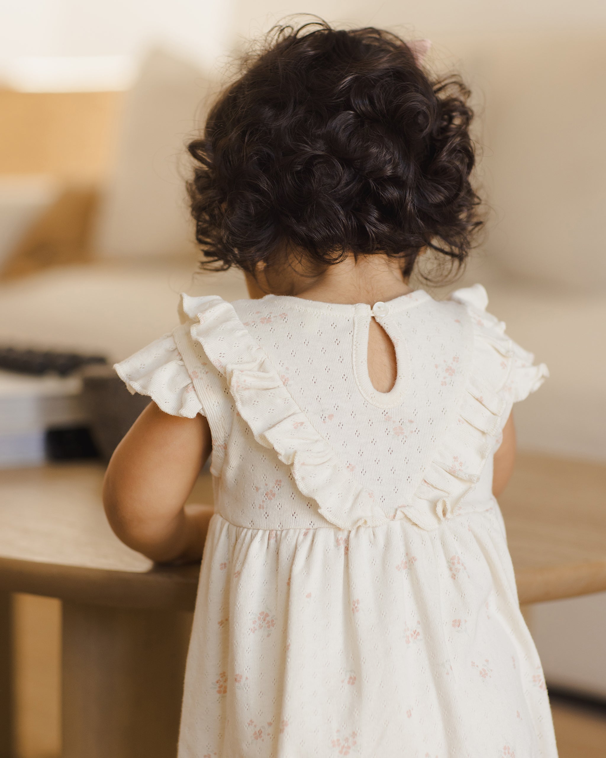  Sleeveless Ruffle V Dress || Pink Ditsy、mySite、layawaytickets