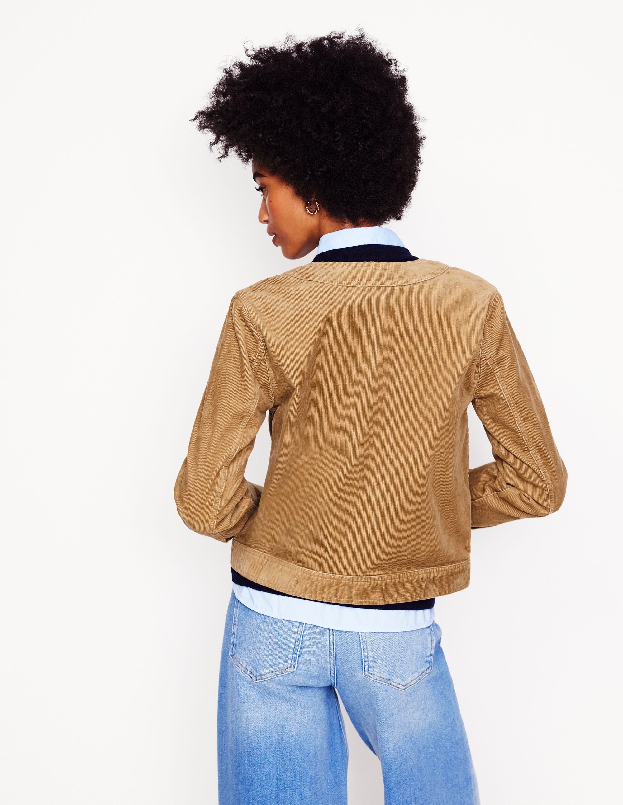  Collarless Casual Jacket-Cappuccino、mySite、ashleygrahame