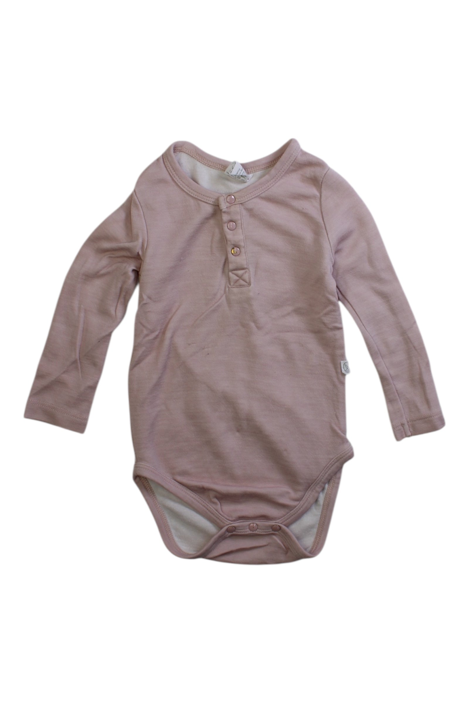 Burrow & Be Merino Bamboo Long Sleeve Bodysuit 6-12M、mySite、g9winljtr