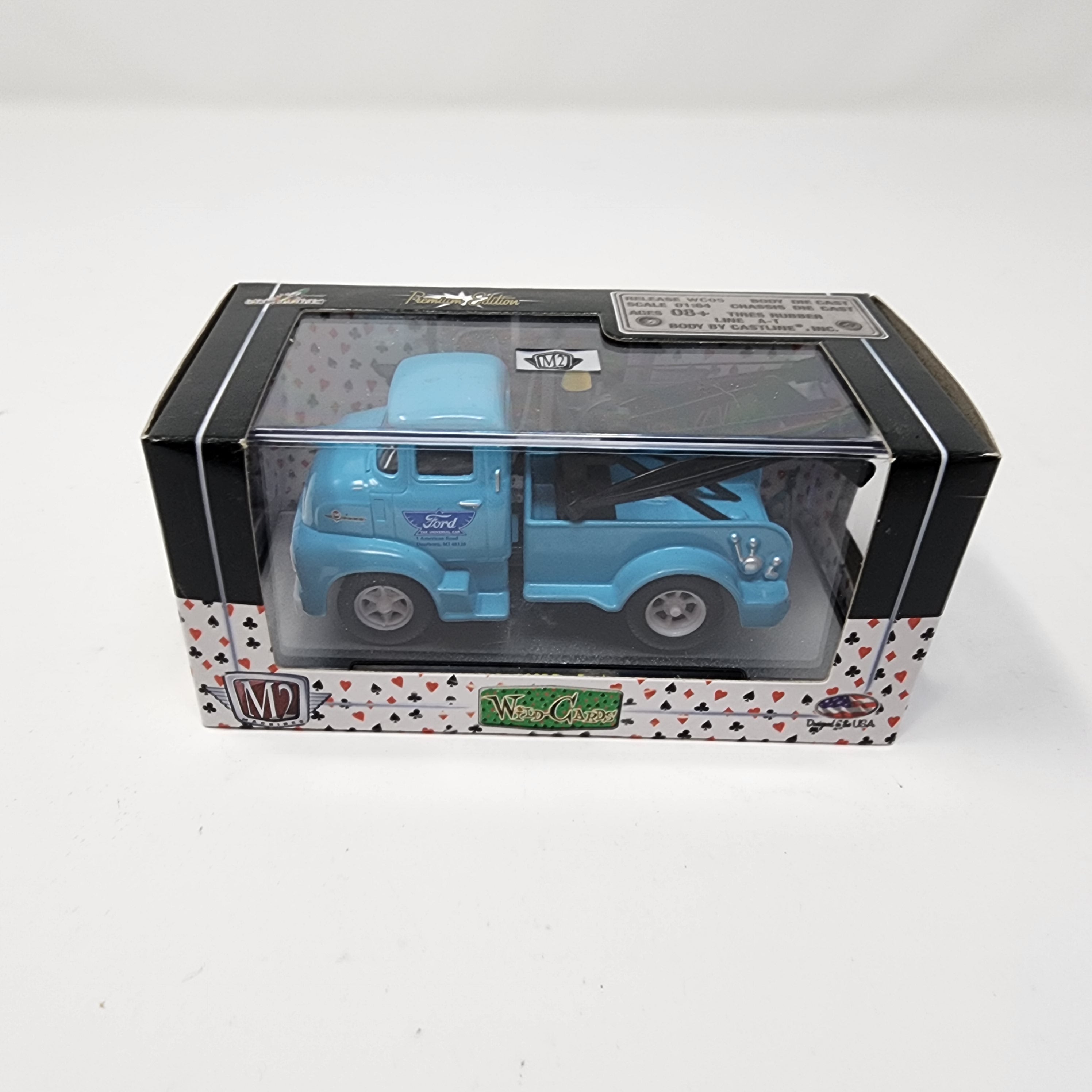 1956 Ford COE Tow Truck * Blue * M2 Machines Wild Cards、mySite、hgirdovlk