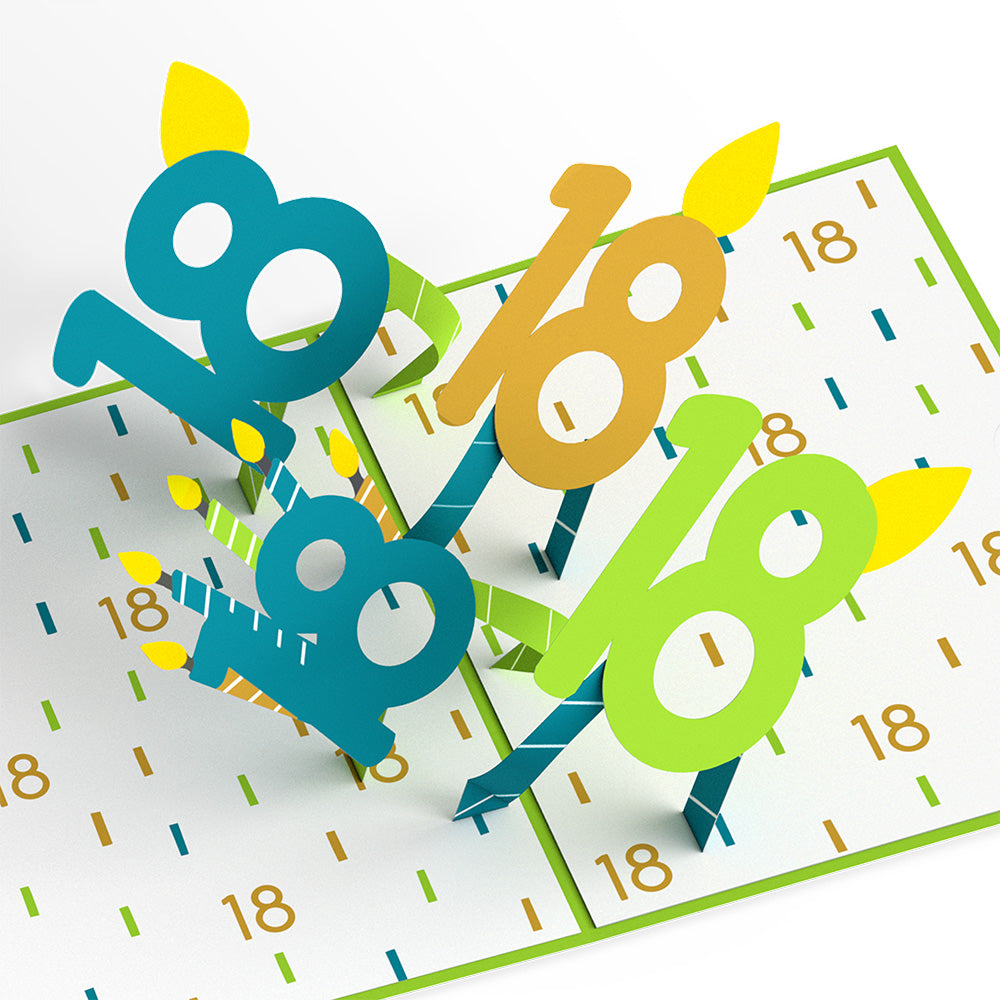 Official Adult 18th Birthday Pop-Up Card、mySite、solidvoid