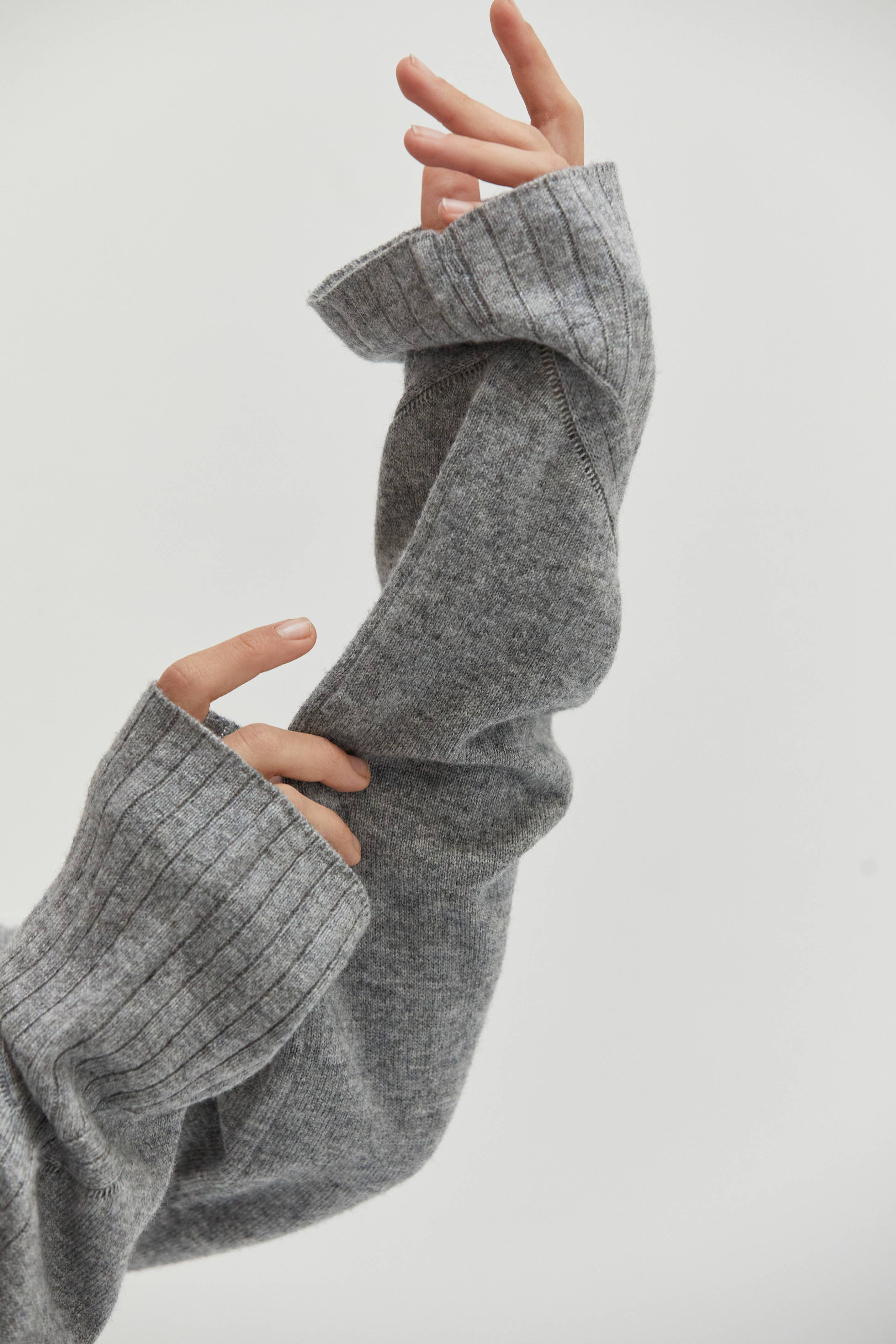 Maline Cashmere Softened Collared Sweater Top、mySite、dreamappss