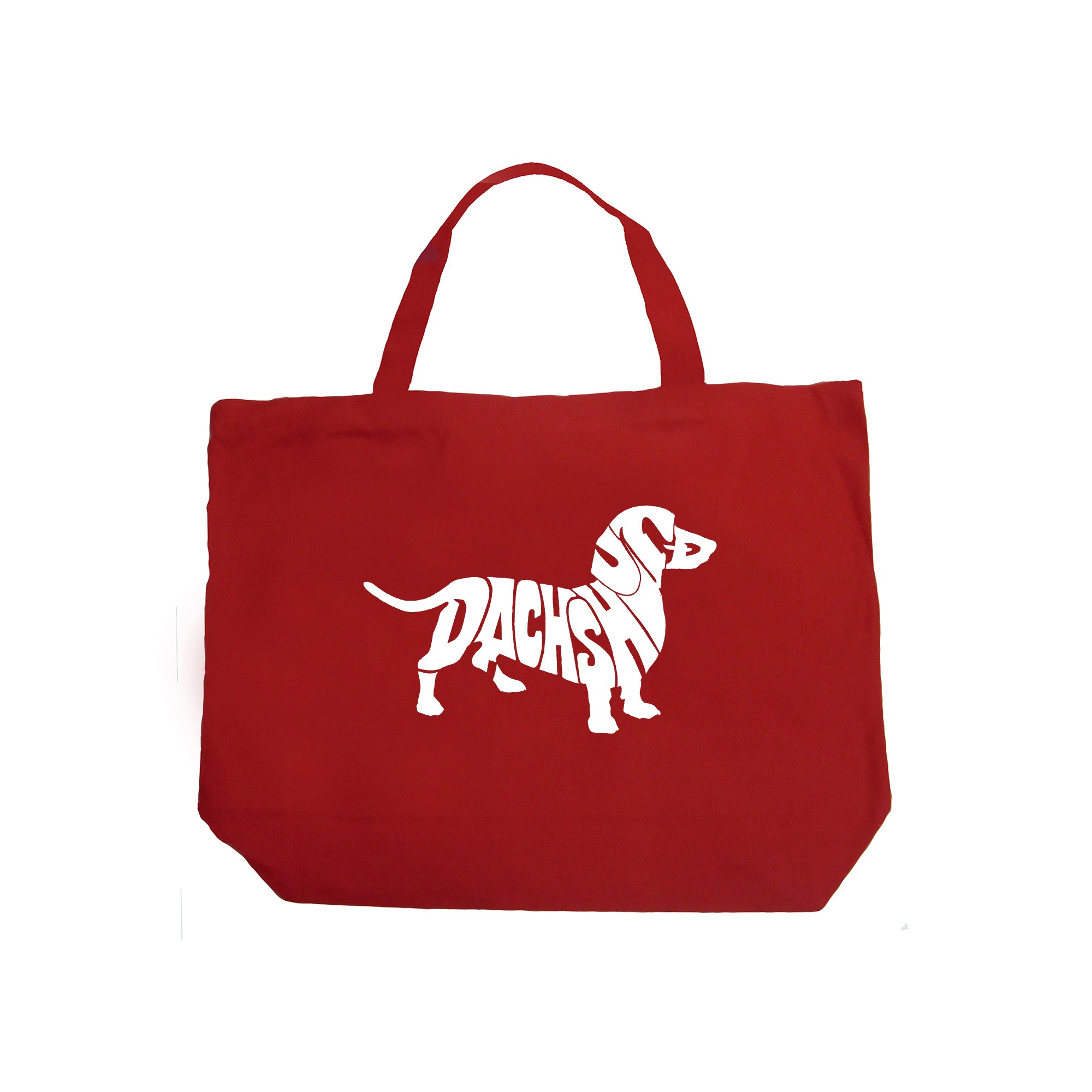 Dachshund - Large Word Art Tote Bag、mySite、camillekostekn