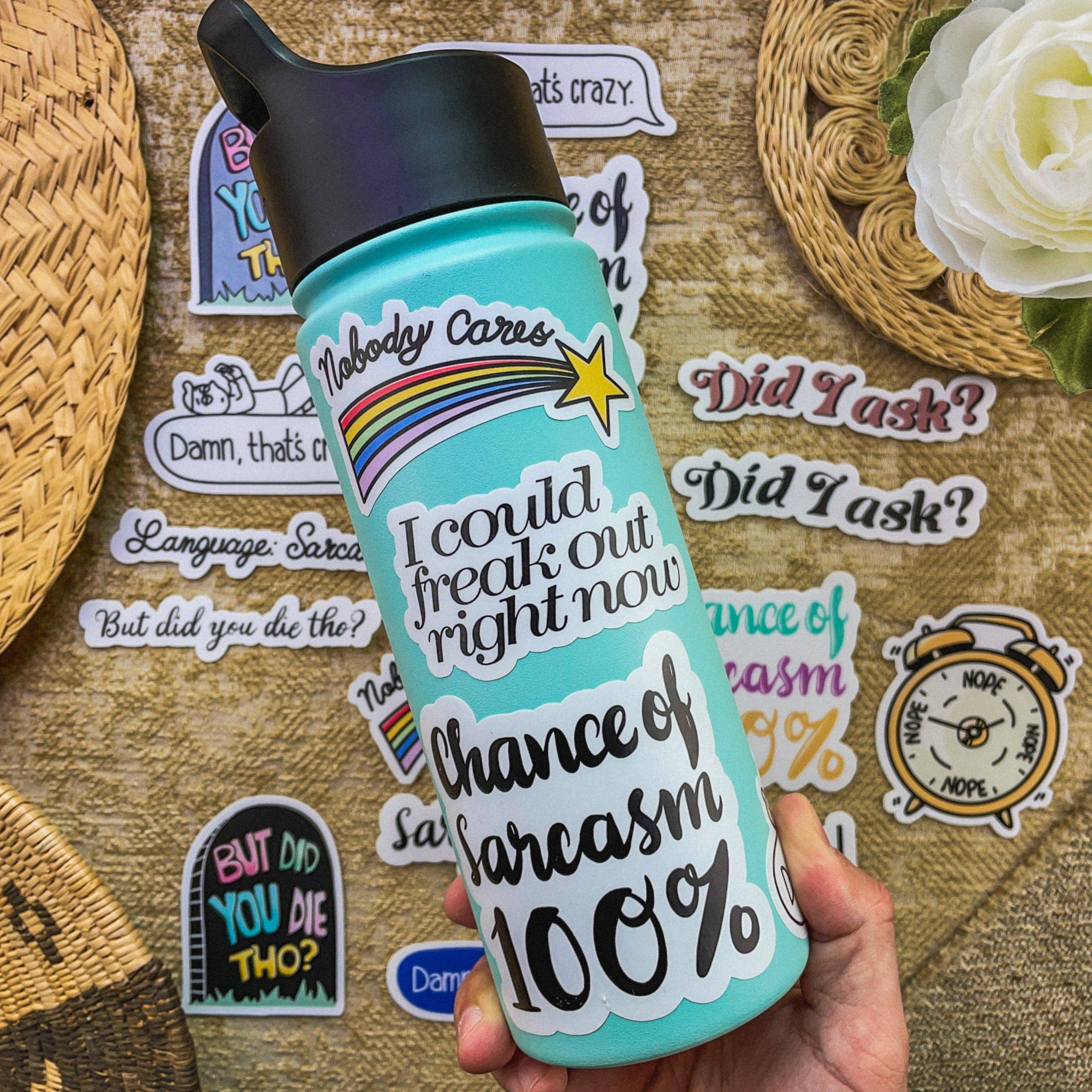  Chance of Sarcasm 100% Sticker、mySite、elrpsem3k