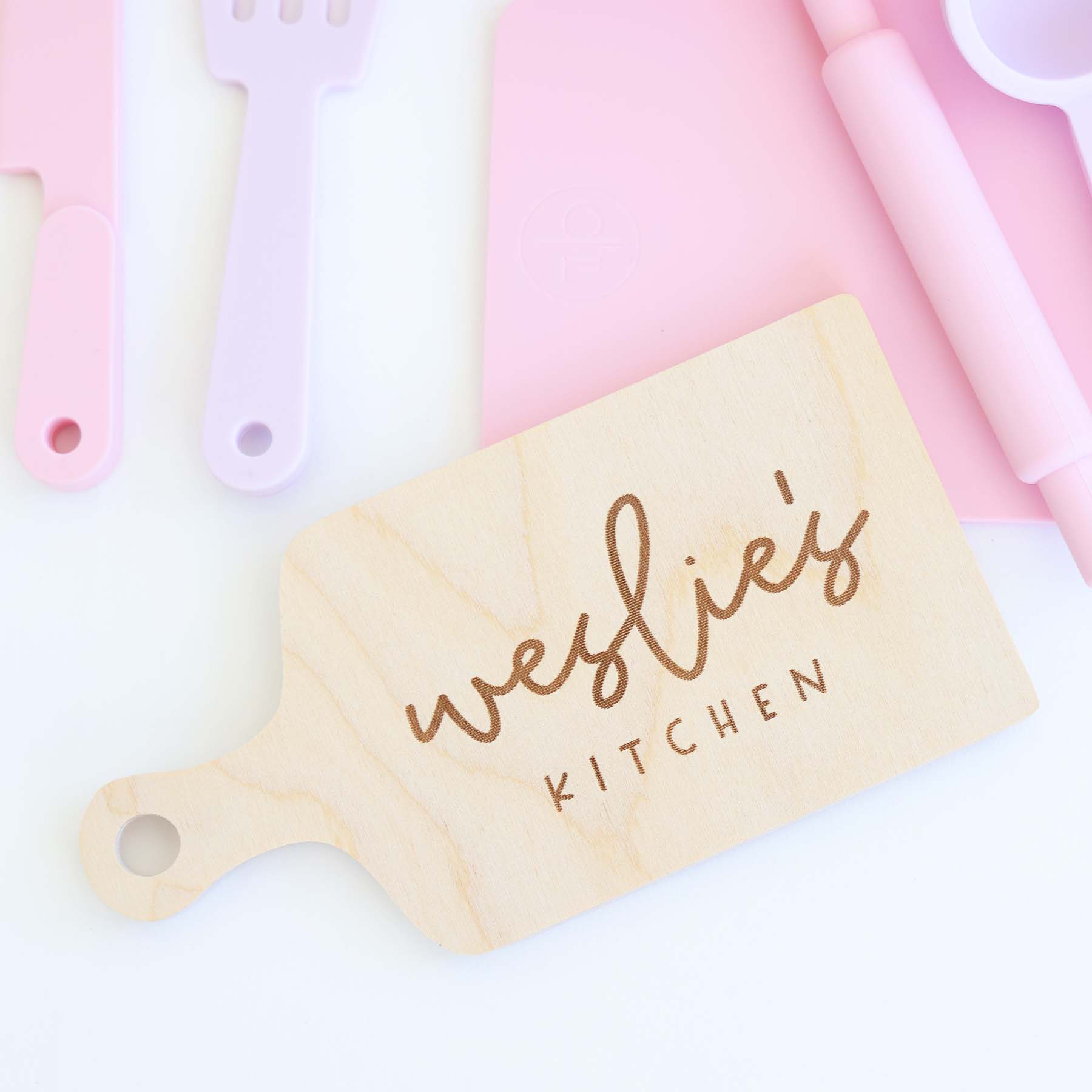  Silicone Play Kitchen Set with Personalized Cutting Board | Bubblegum、mySite、layawaytickets