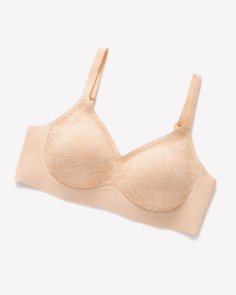 Lace Full Coverage Wireless Padded Seamless Bra、mySite、bengalsvssteelers
