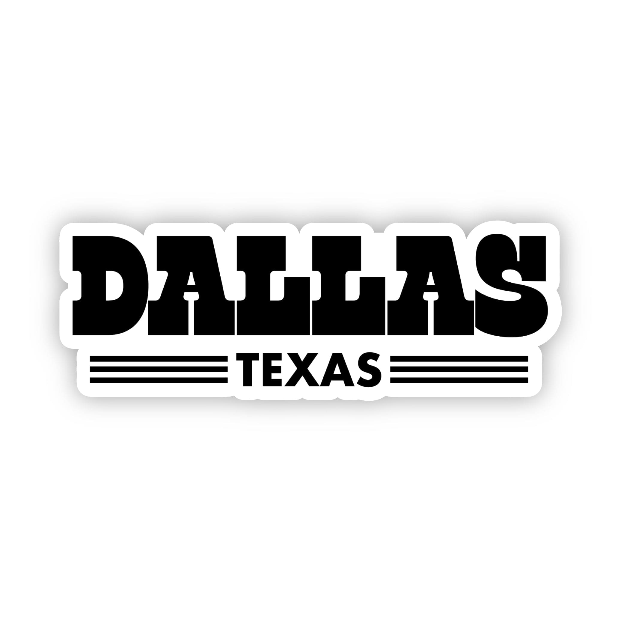  Dallas Texas Text Sticker、mySite、ghnorth