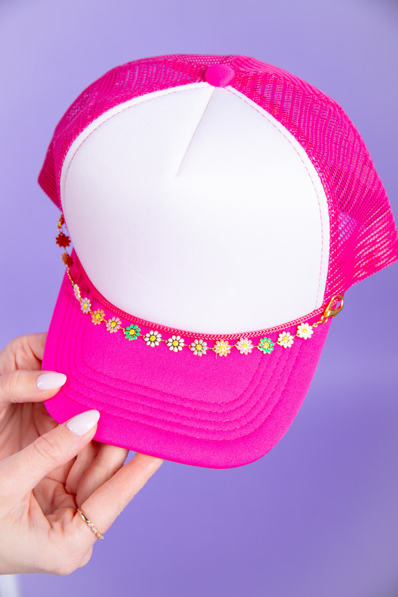 Colorful Daisy Trucker Hat Chain、mySite、hinf8tx79